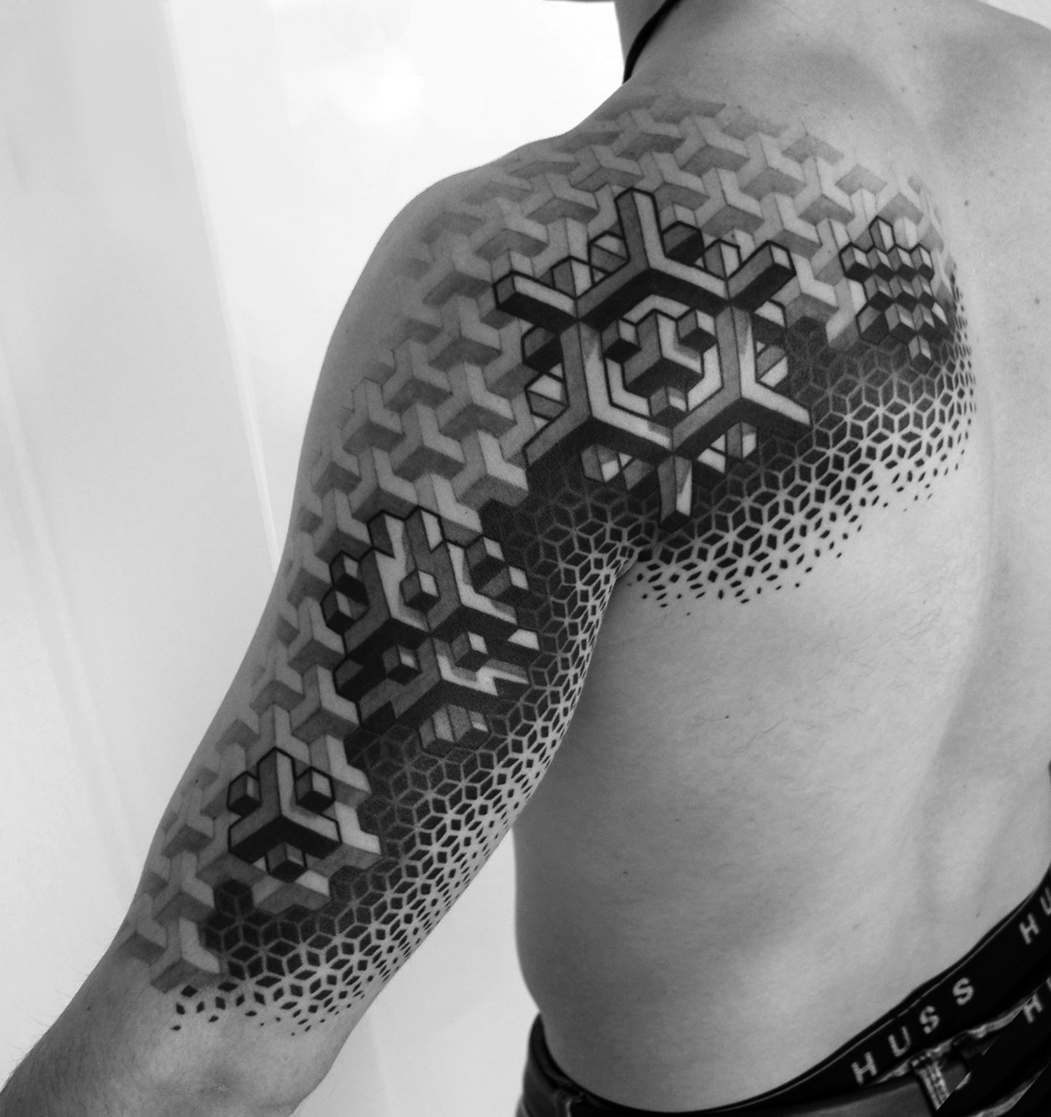 Sacred Geometry Tattoo Chest