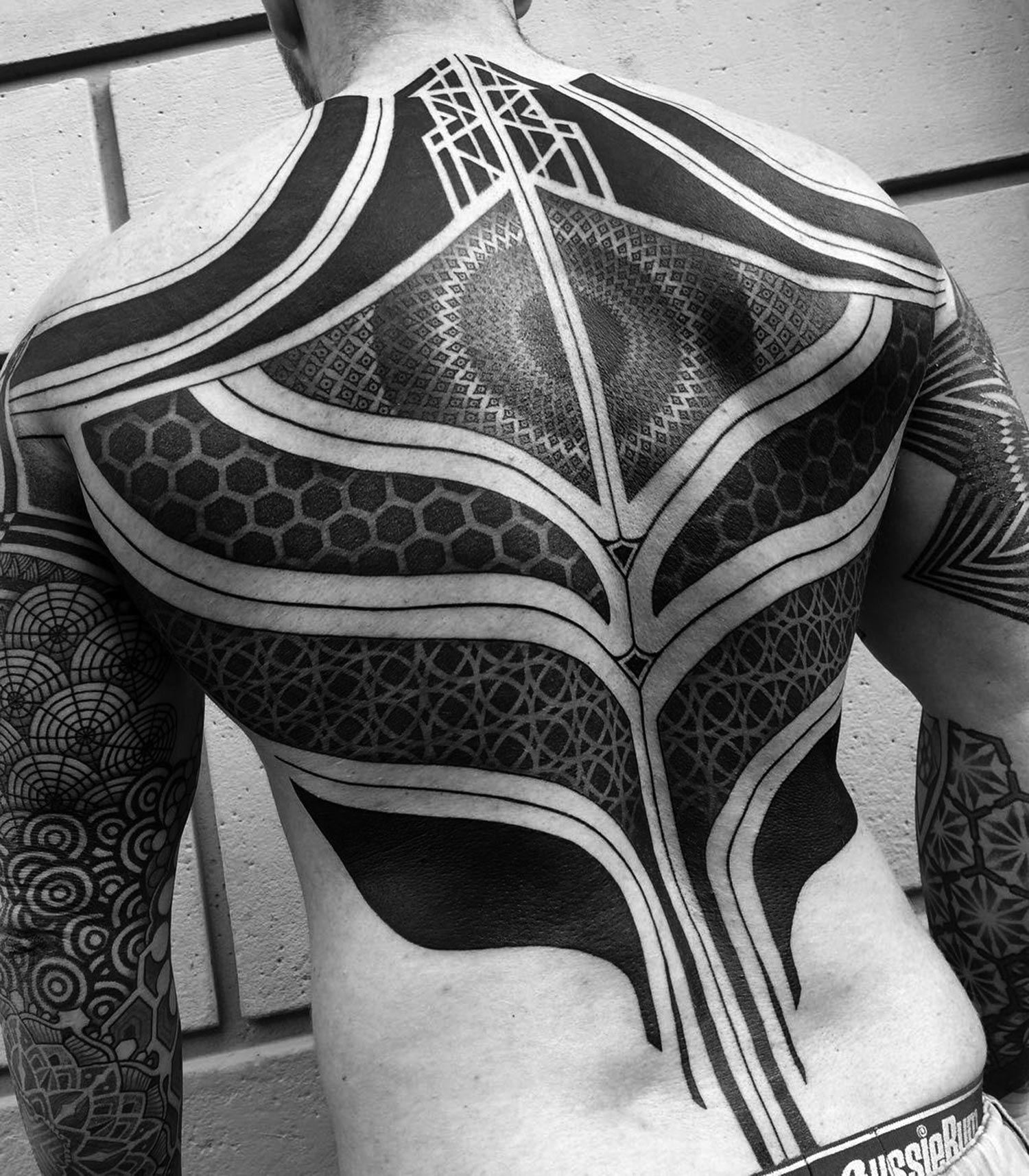 back tattoo by nissaco