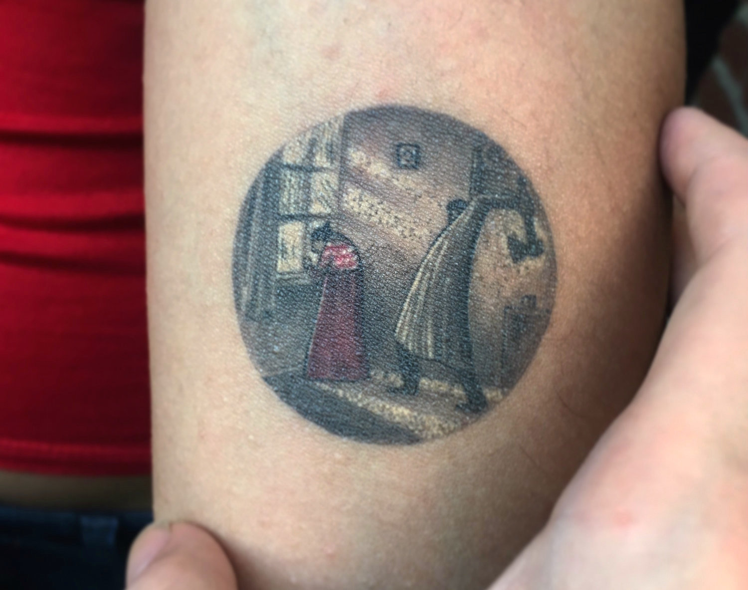 evakrbdk miniature tattoo