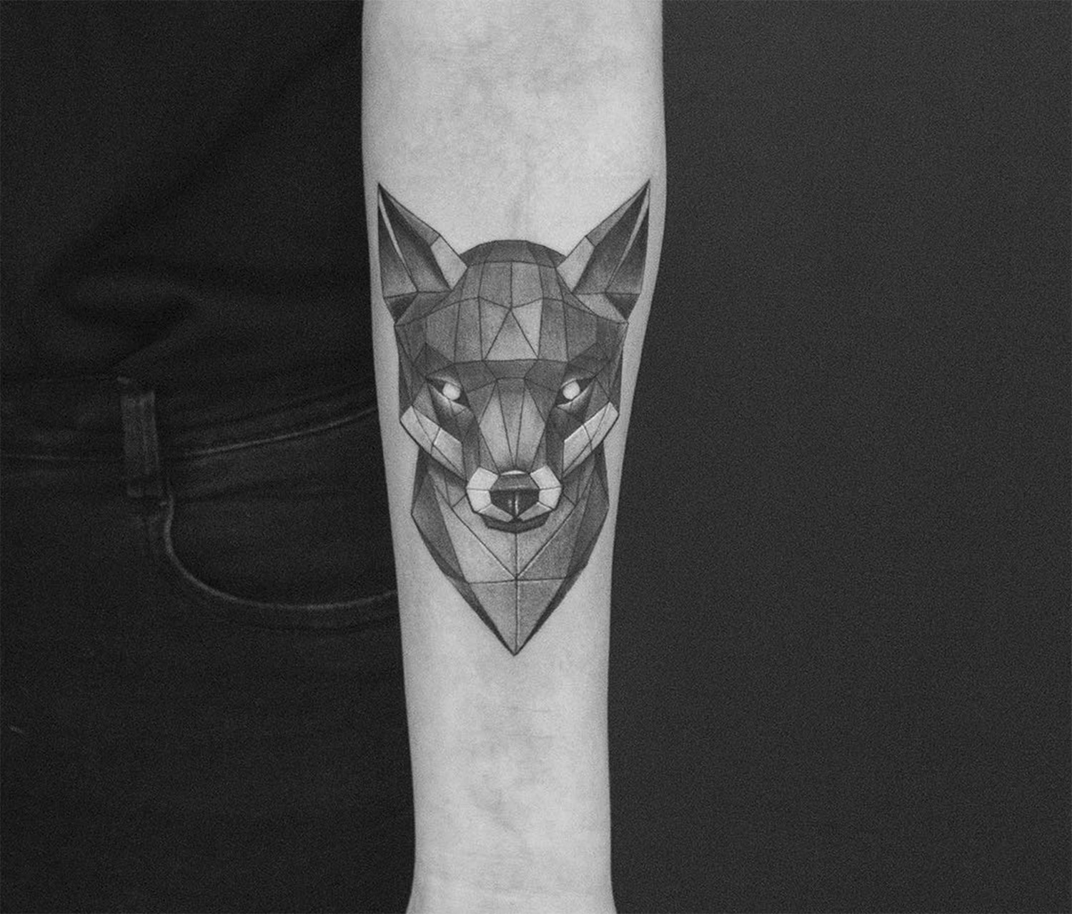 3d fox tattoo