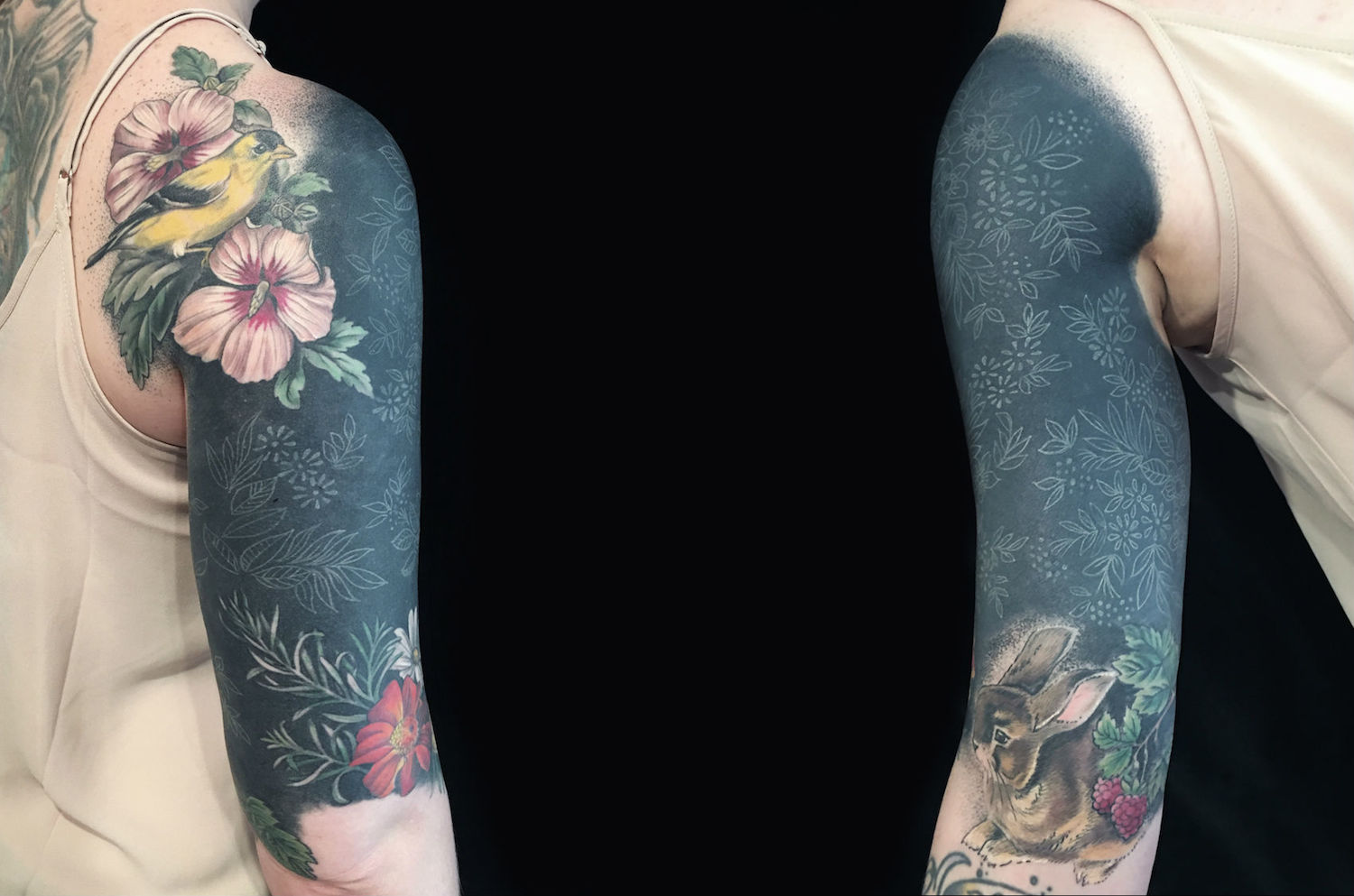 Can You Cover Up a Color Tattoo With Black  TattooProfy