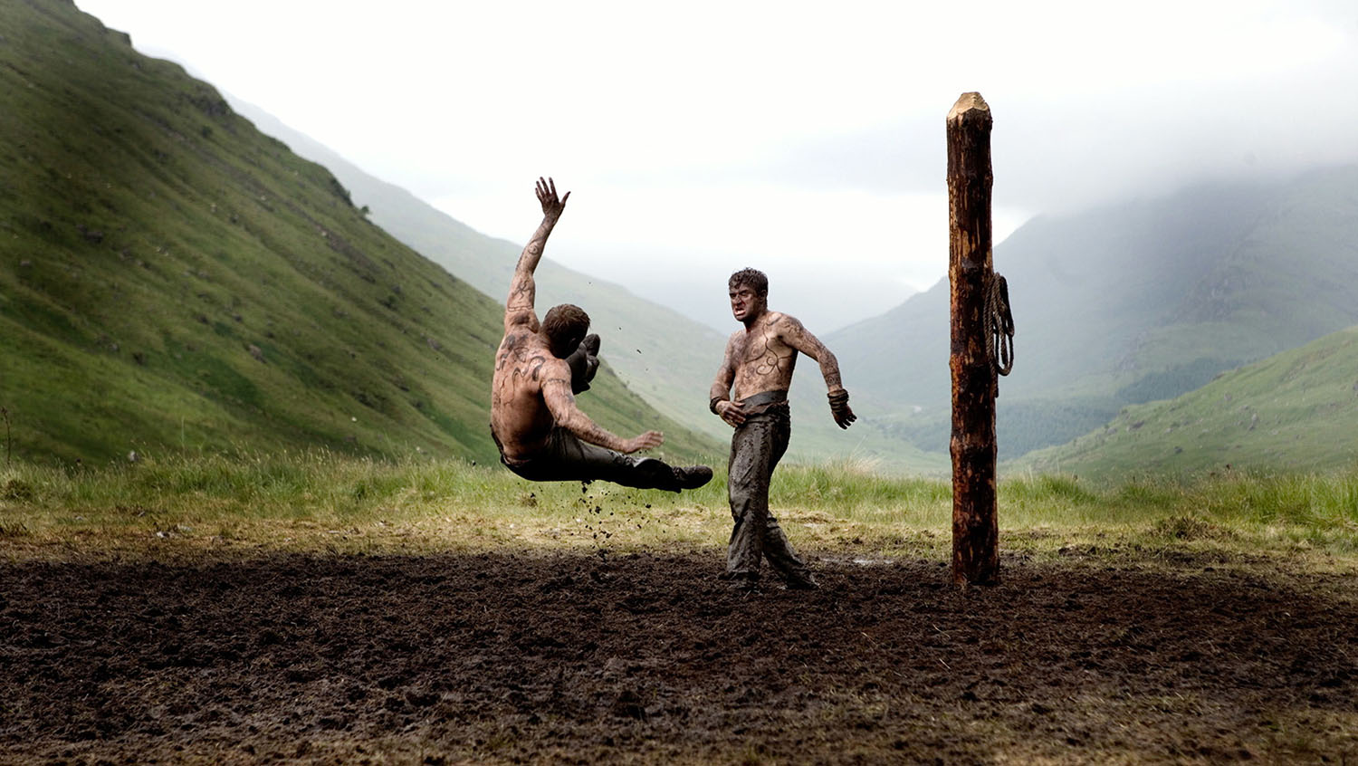 fight scene in valhalla rising, 