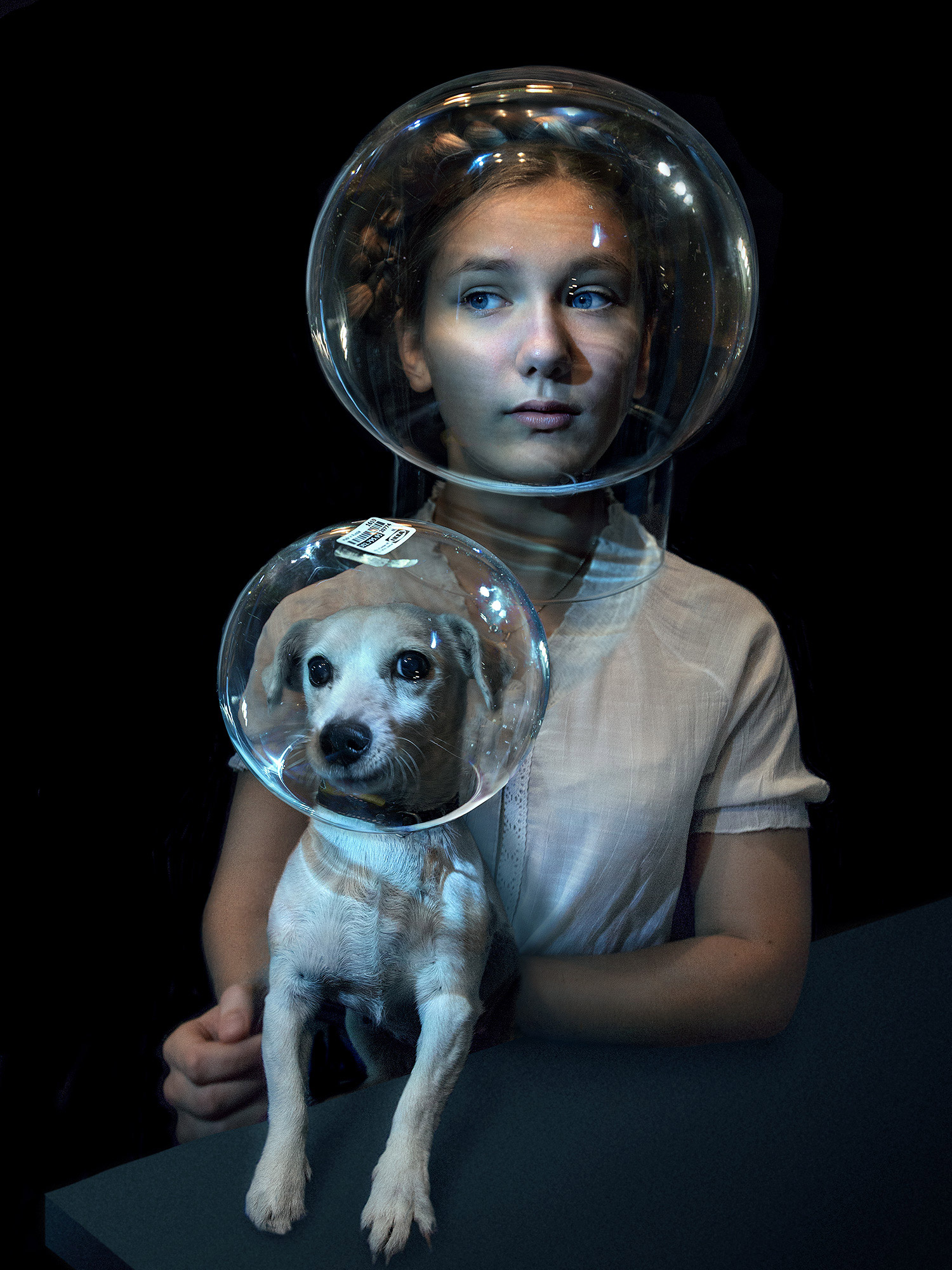 Alexei Sovertkov - Temptation of Void, girl with dog