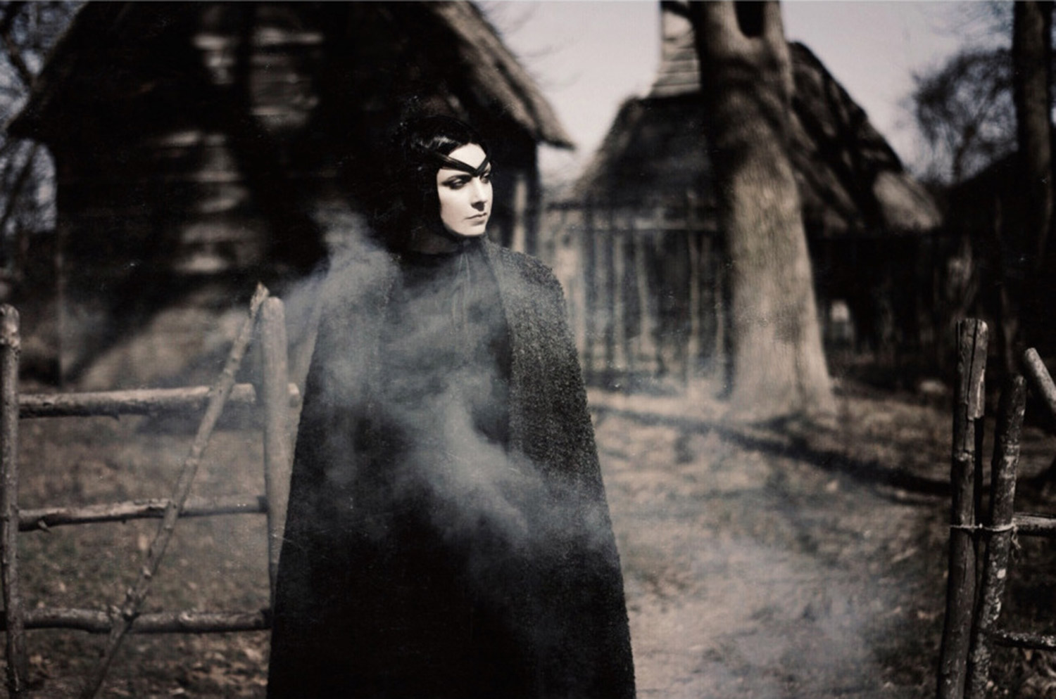 Hogan Mclaughlin - Upon the Heath of Bedlam, photographer Bill Crisafi, single witch-like figure