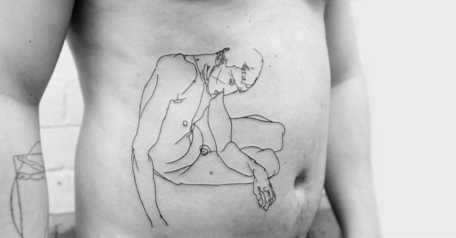 Tattoos by Georgie Egon Schiele