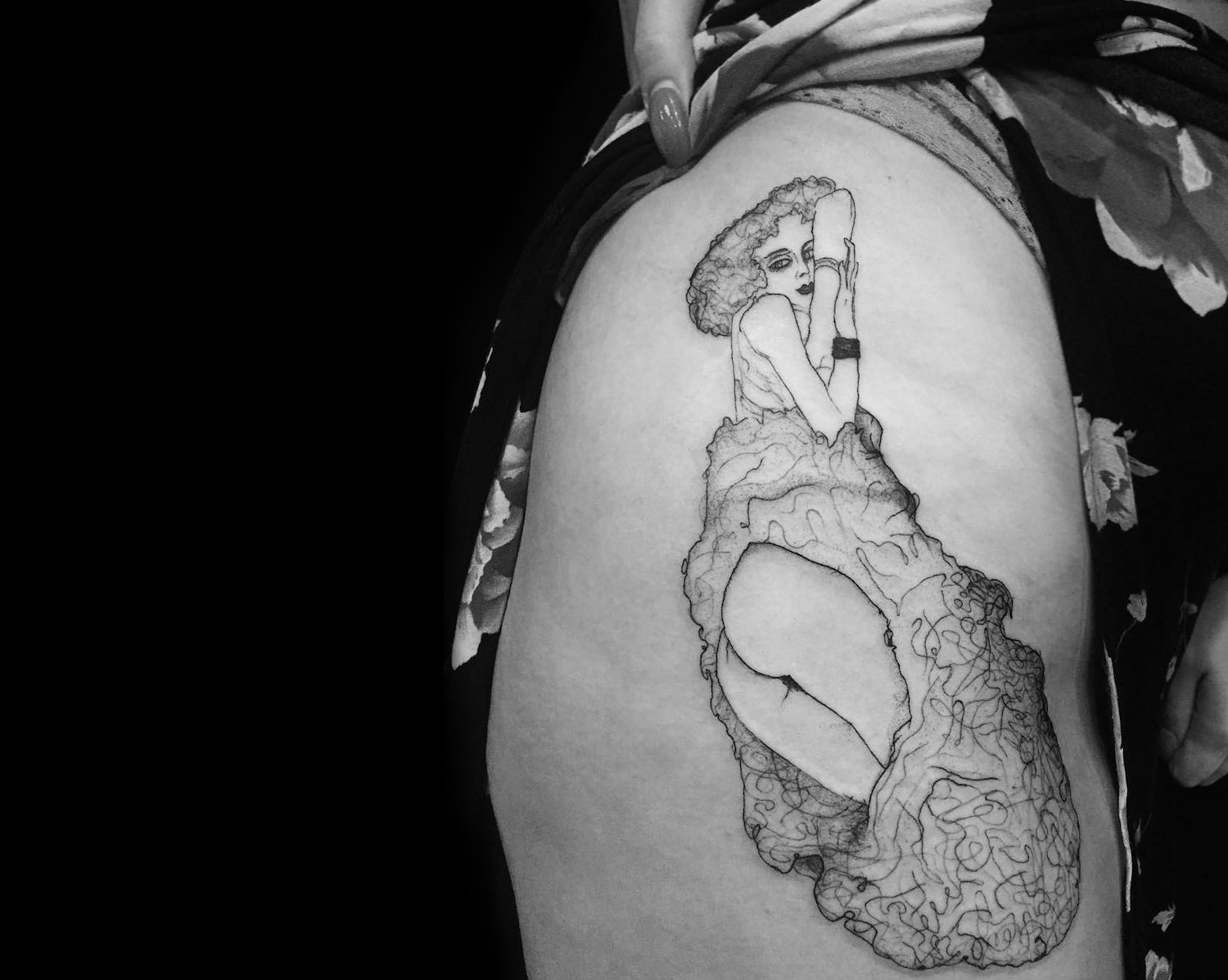 Errance tattoos Egon Schiele