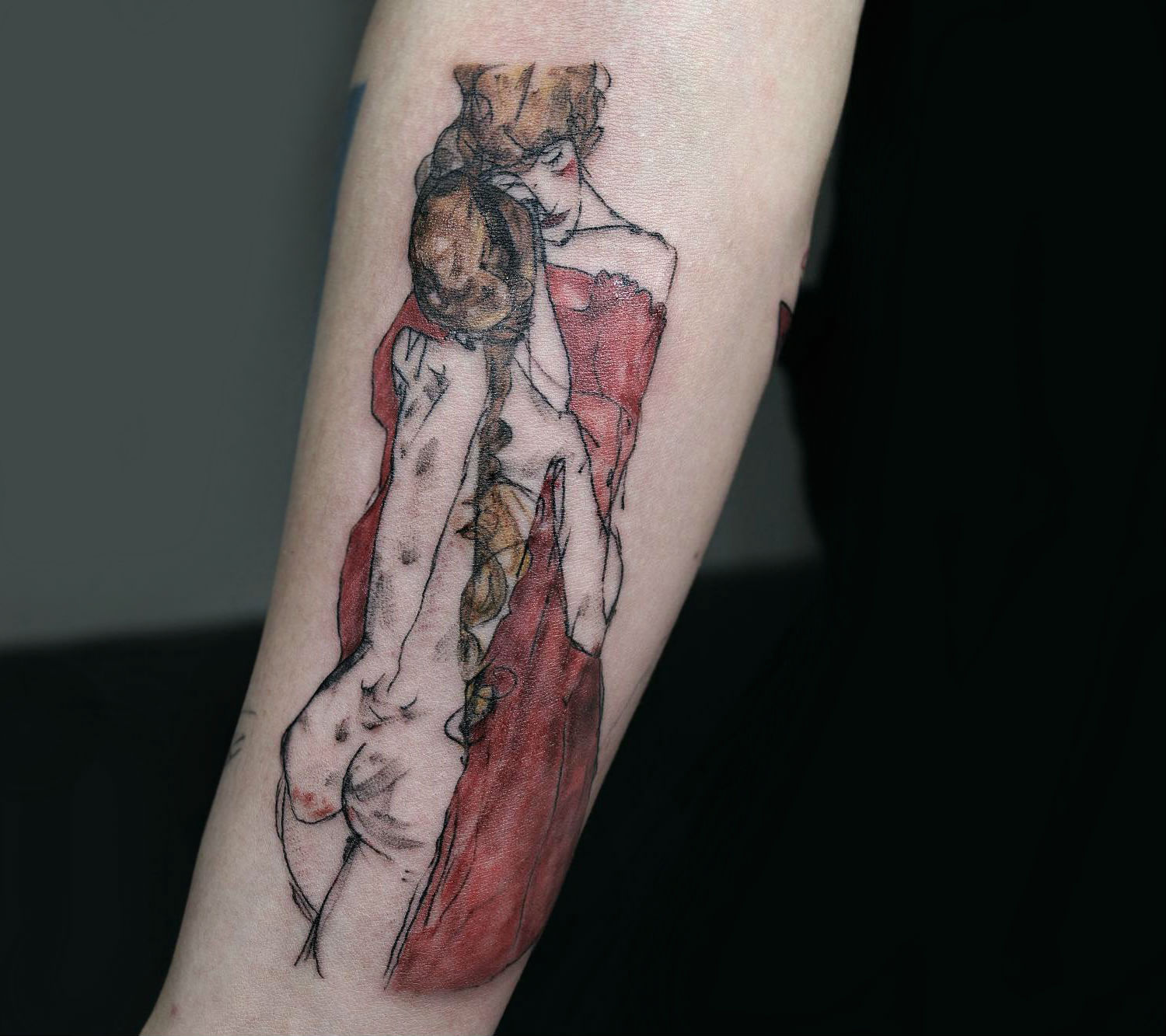 Eheon Egon Schiele tattoo