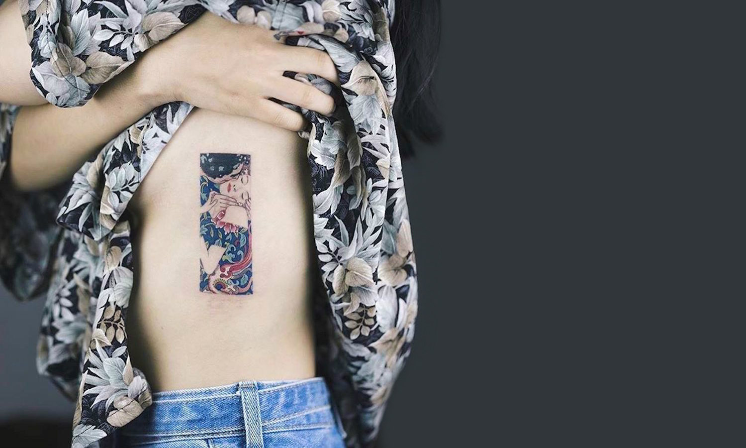 Gustav Klimt Kiss tattoo by Sol