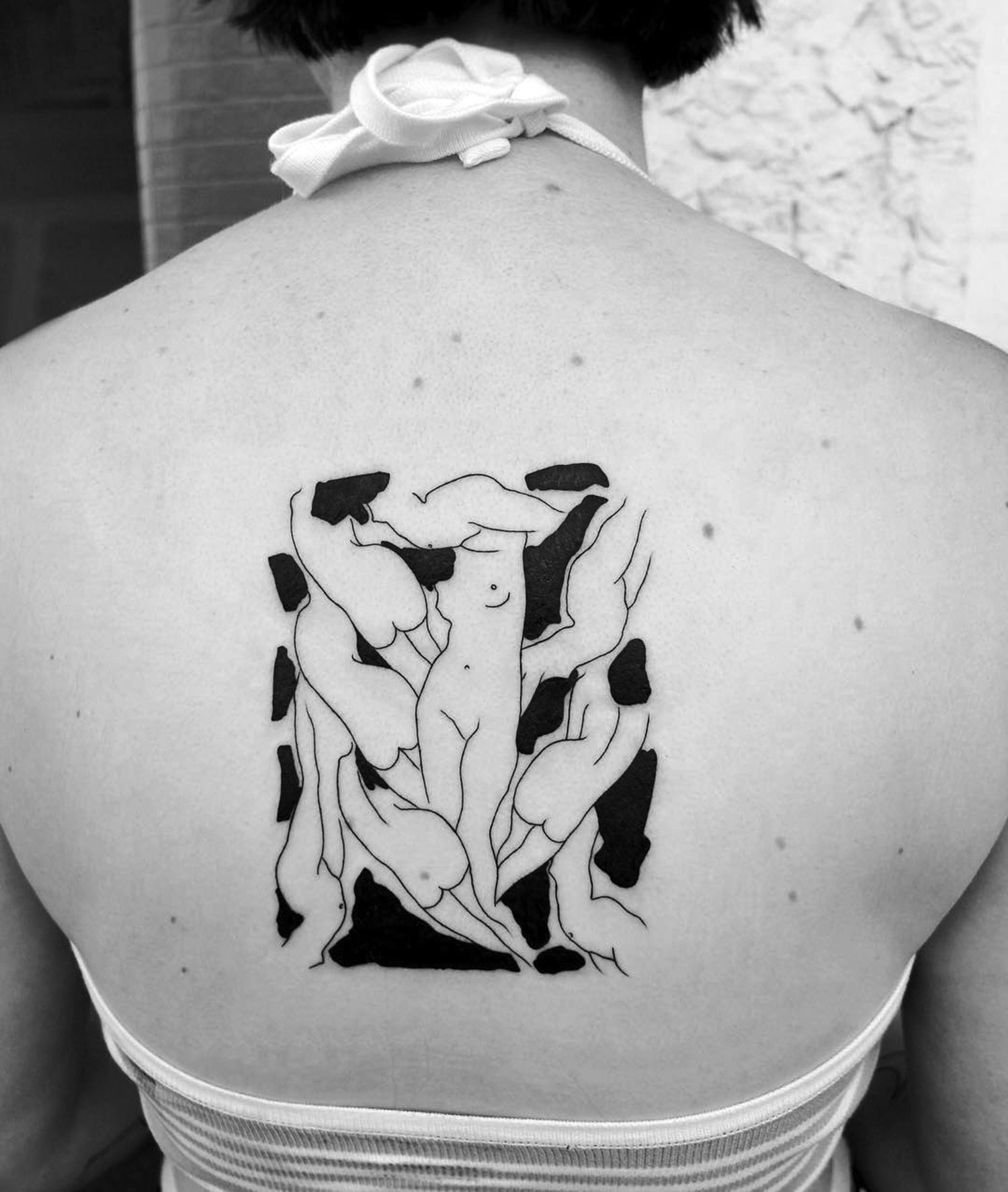 tattoo based on a drawing by Francis Picabia