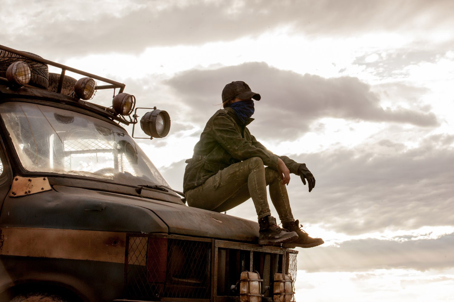 Post-Apocalyptic Movies - Hostile, sitting on truck