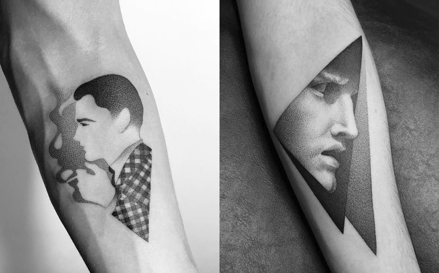 portrait tattoo, and michelangelo tattoo by dotyk.tattoo