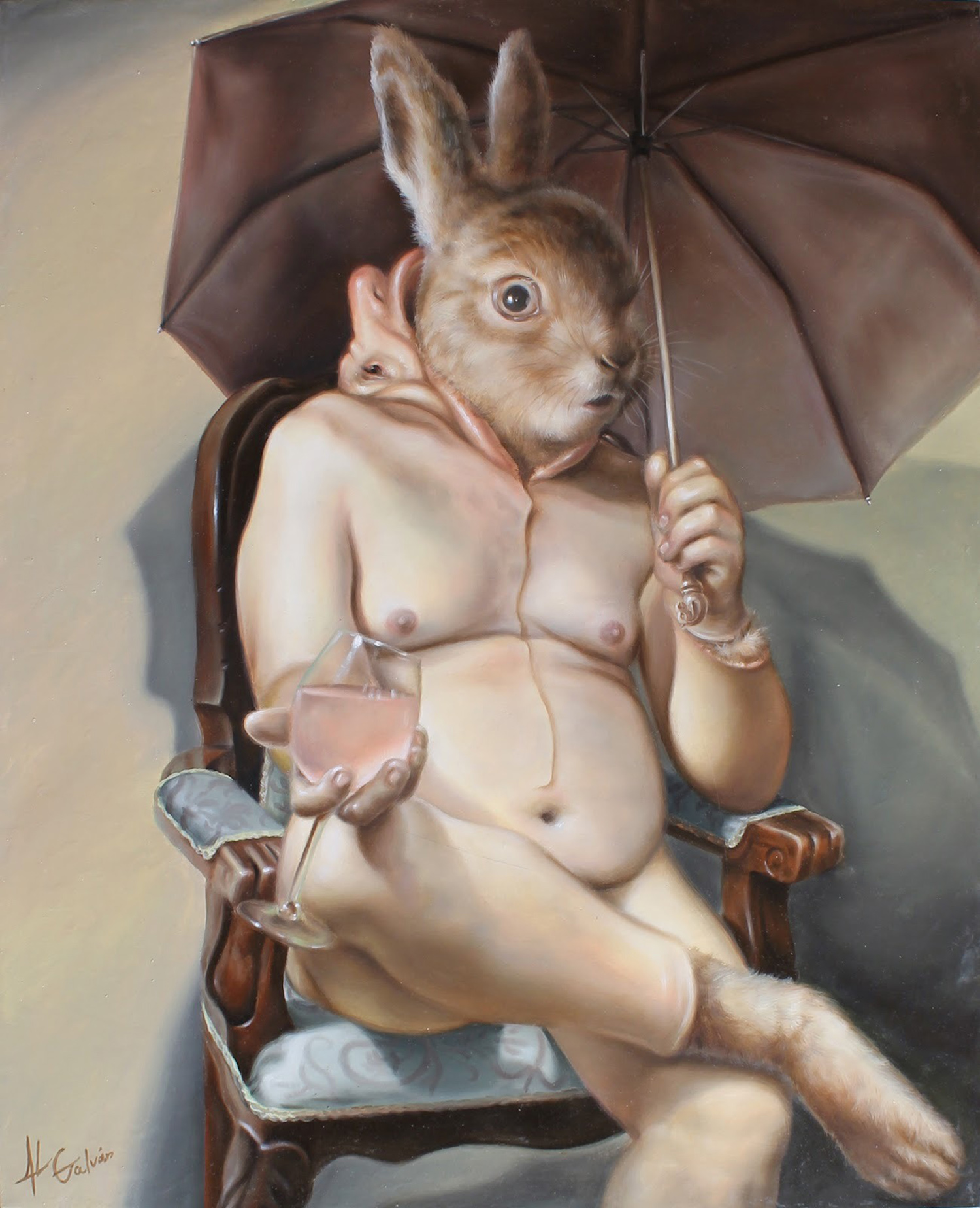 Jose Luis Lopez Galvan - rabbit man