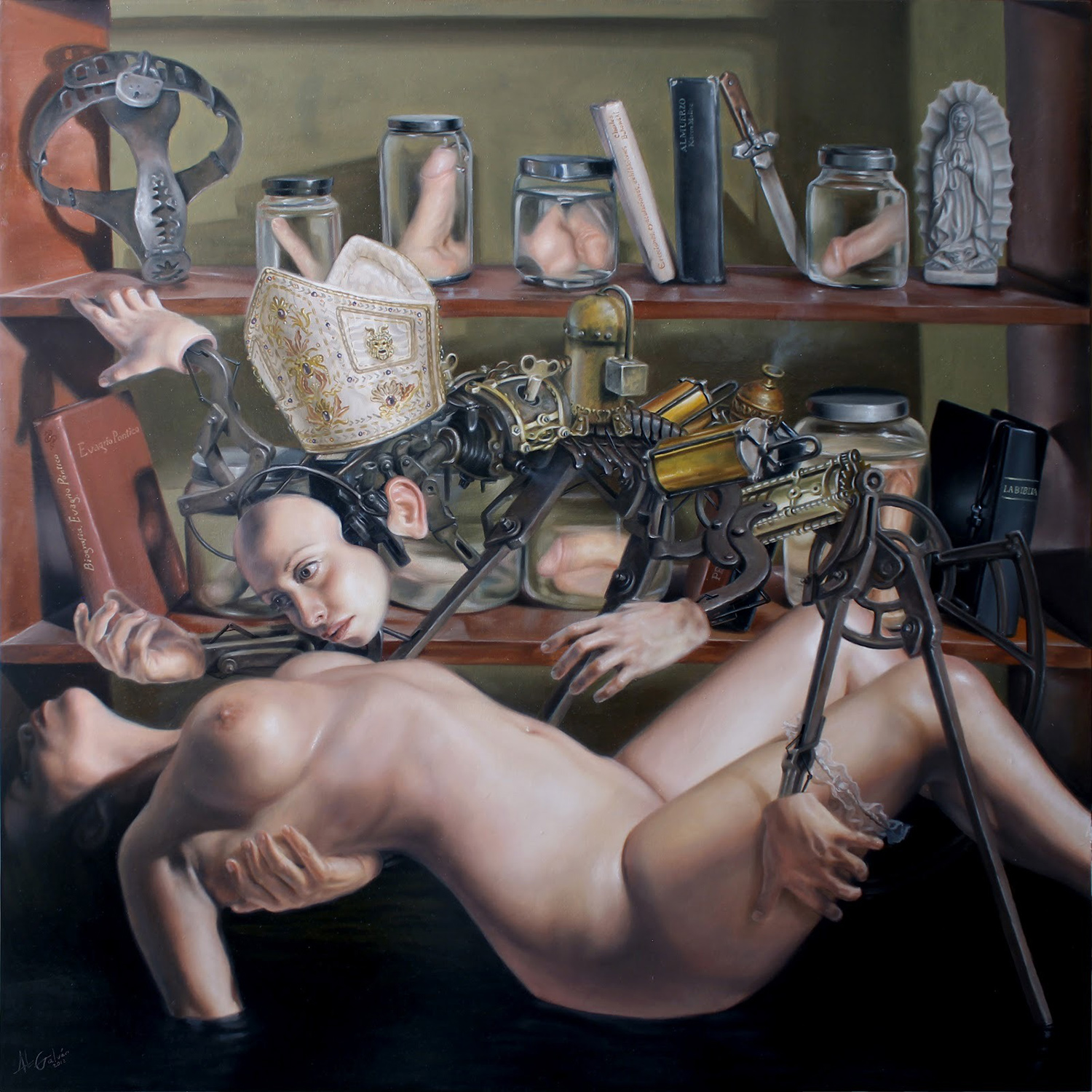Jose Luis Lopez Galvan - abstract body