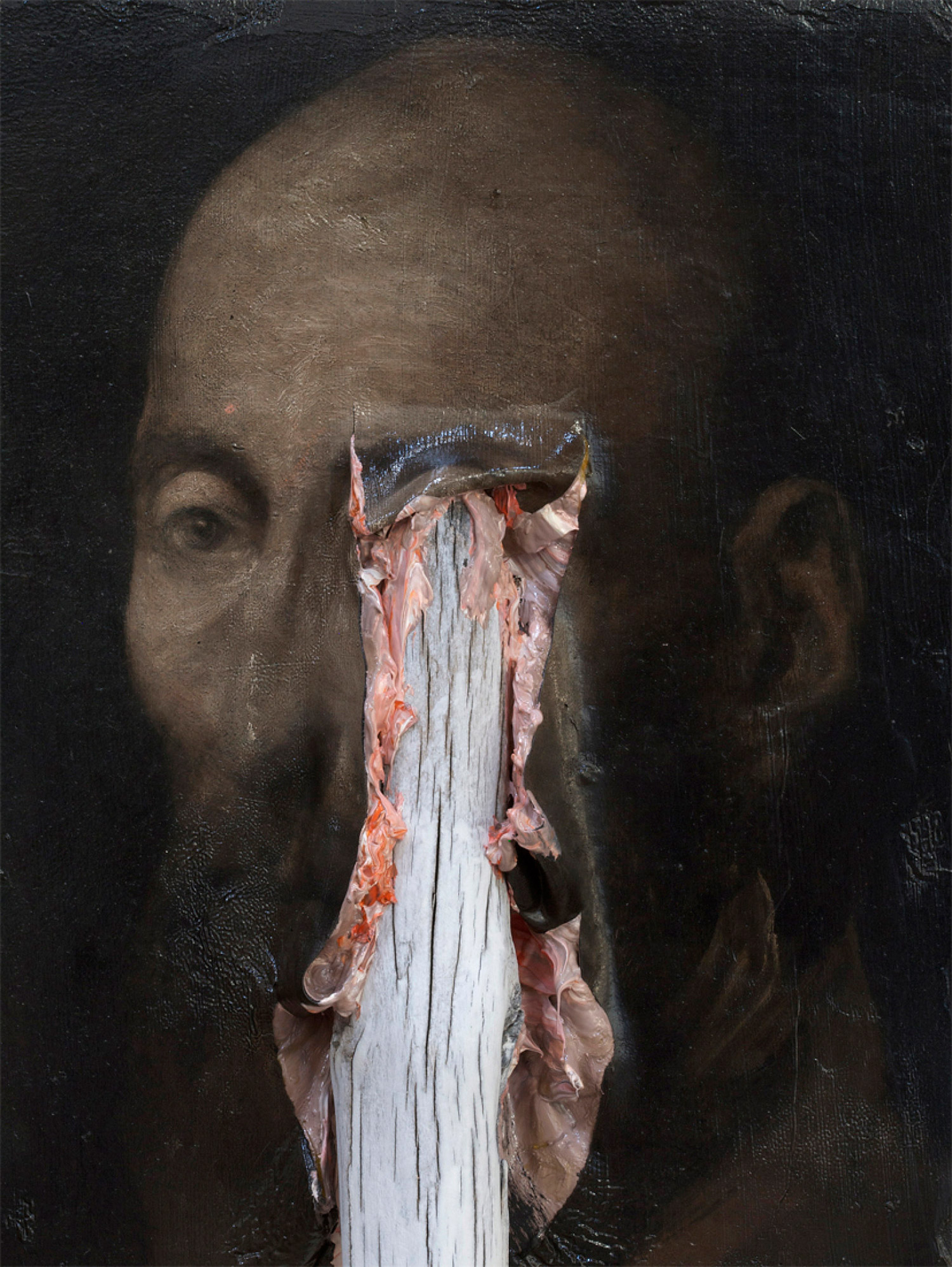 Nicola Samori - painting, Ligne Robuste