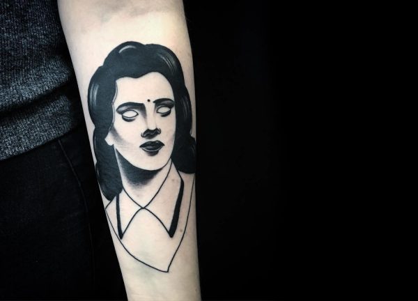 Eerie Tattoos of Women With Soulless Eyes by Slumdog – Scene360