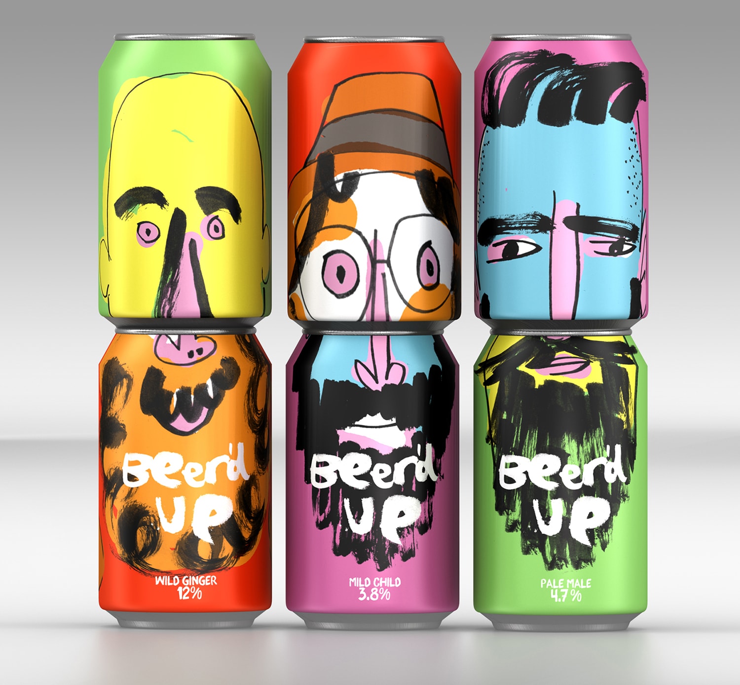 Beer'd Up Beer packaging by Springetts Brand Design Consultants