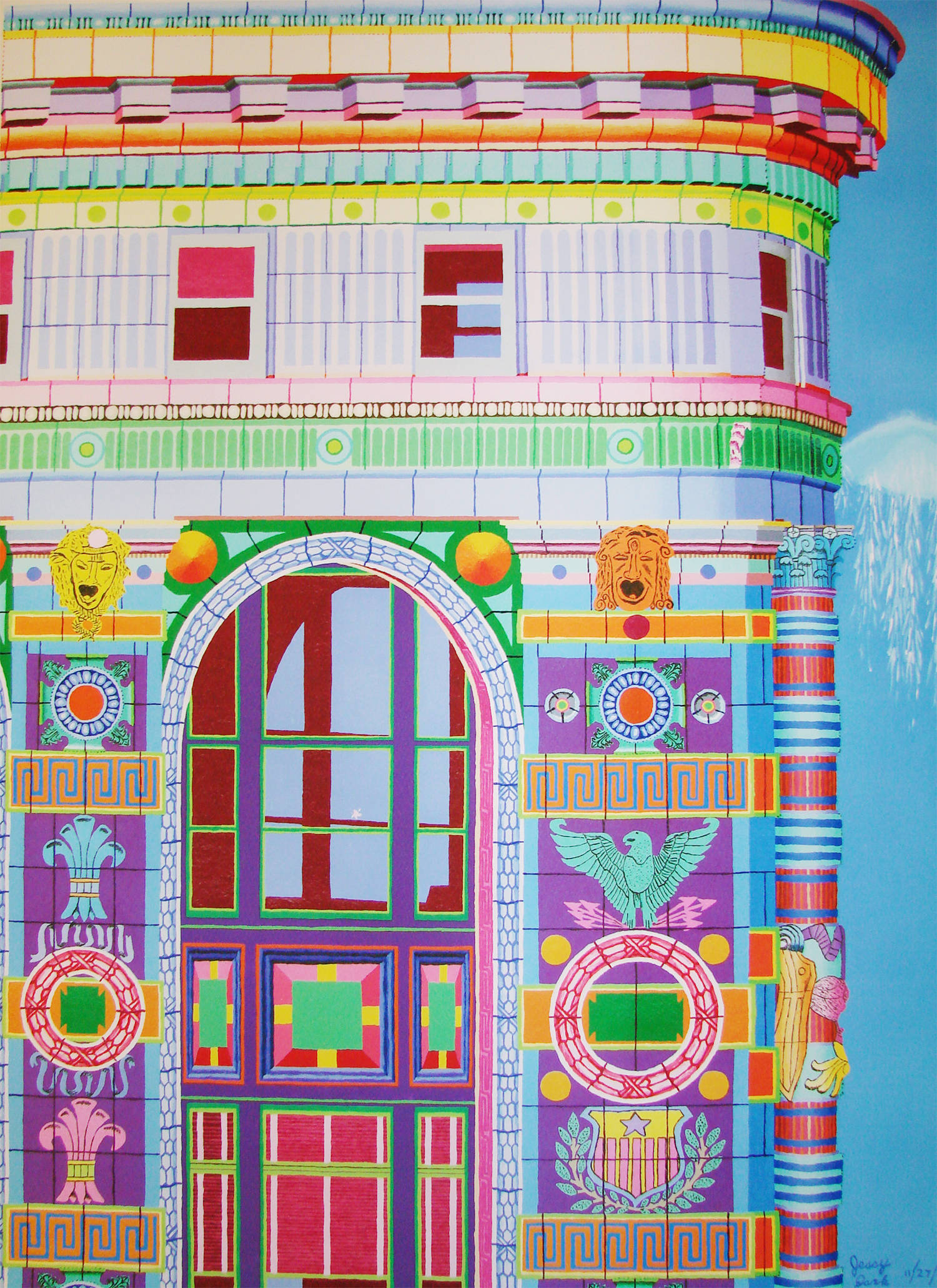 Flatiron Building by jessica park, autistic artist