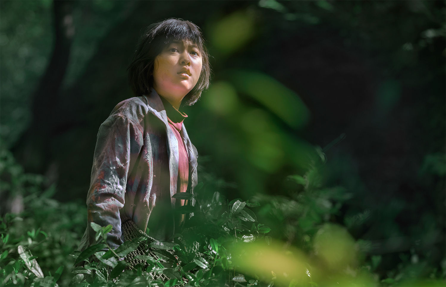 young girl in the jungle, Okja 2017