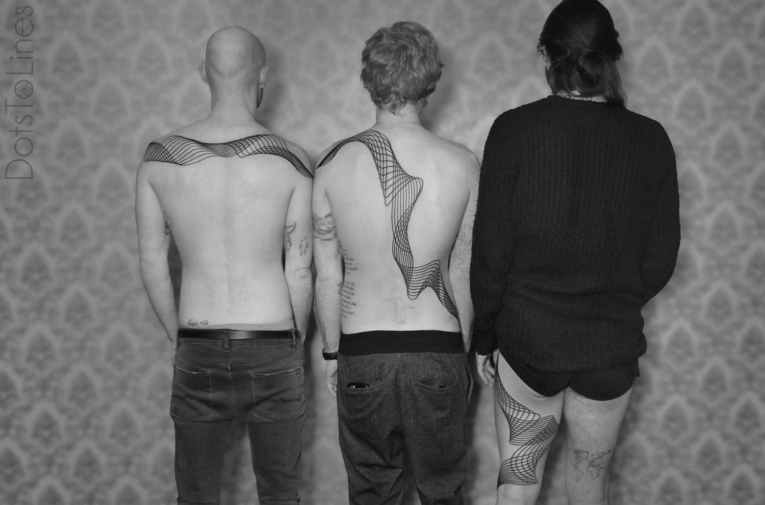 Line tattoos for Biffy Clyro by DotsToLines