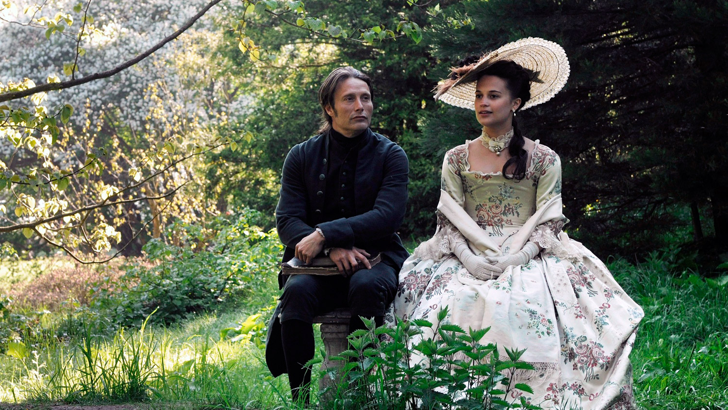 Erotic Foreign Films - A Royal Affair, in the garden