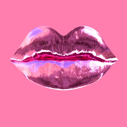 3d lips, gif art