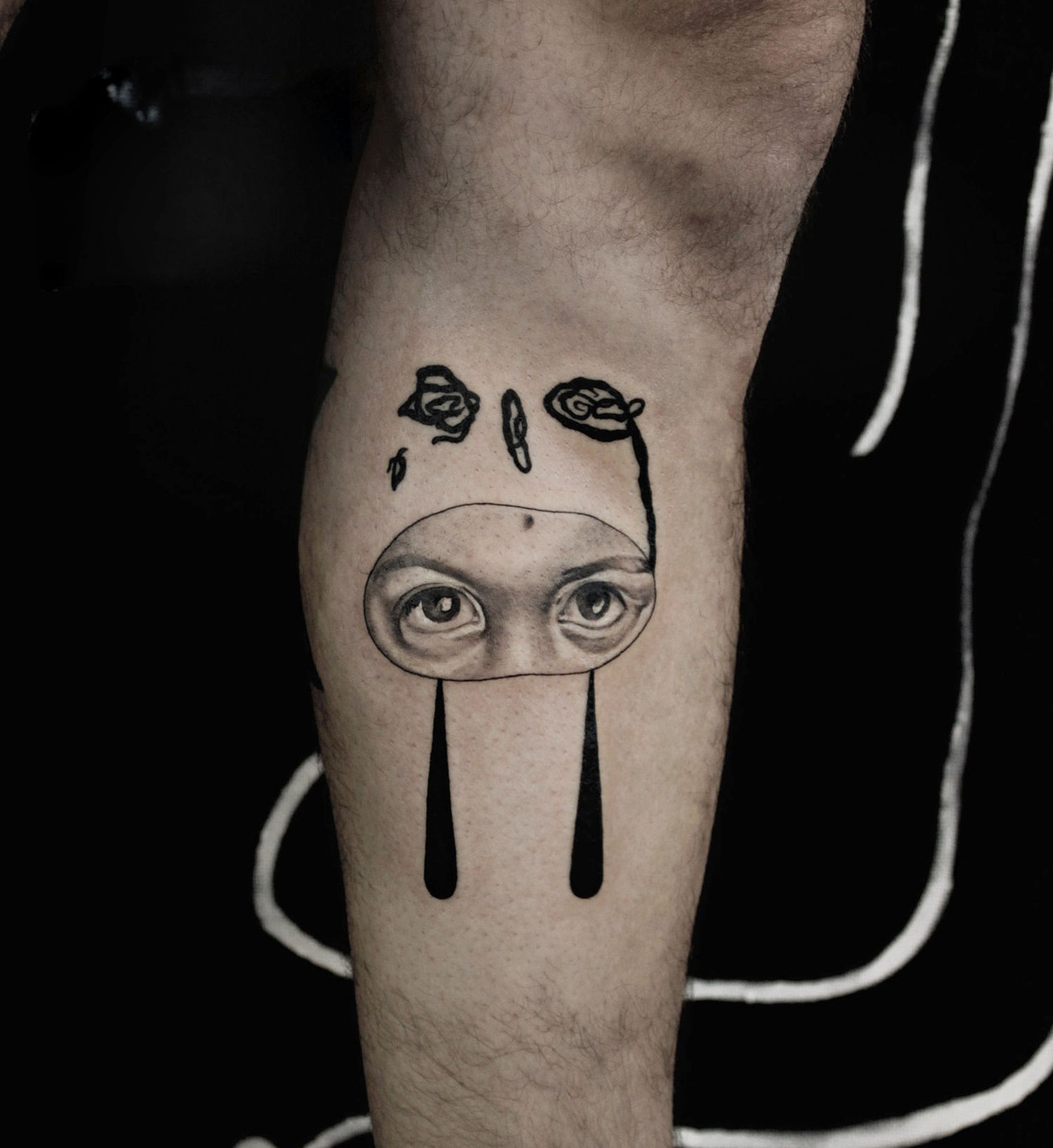 realistic eye tattoo