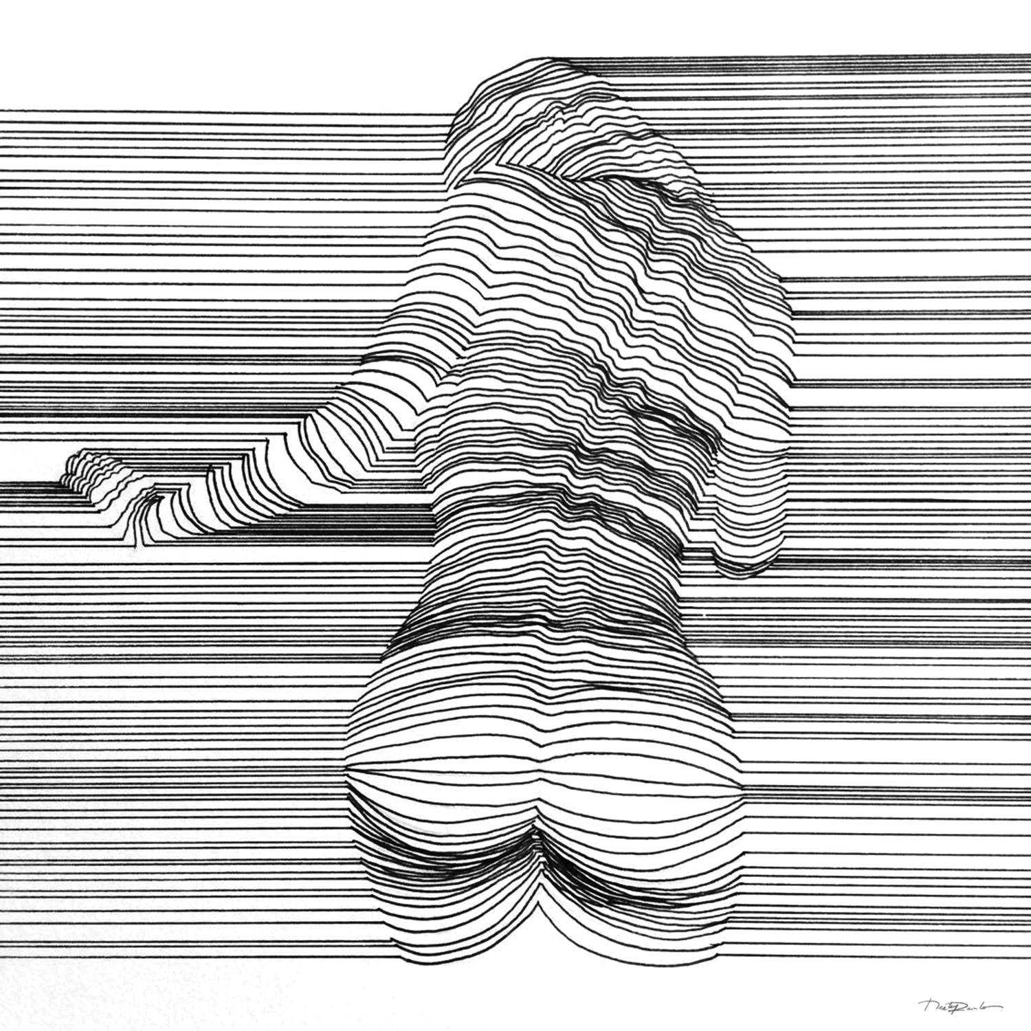 Sensual 3D Line Art by Nester Formentera.