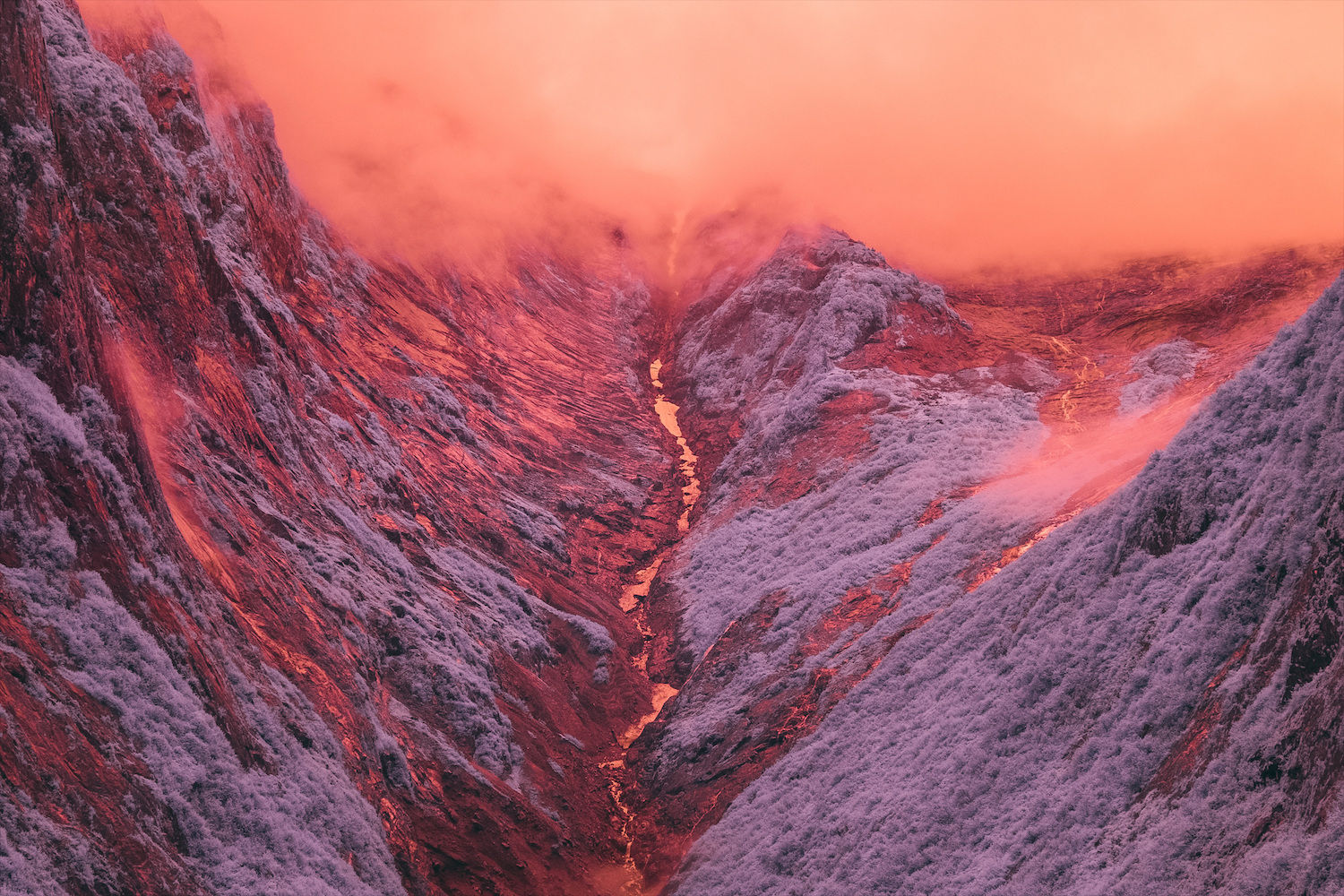 “InfraMunk vs Tracy Arm Fjord” is one series in GMUNK’s ongoing infrared photography exploration.