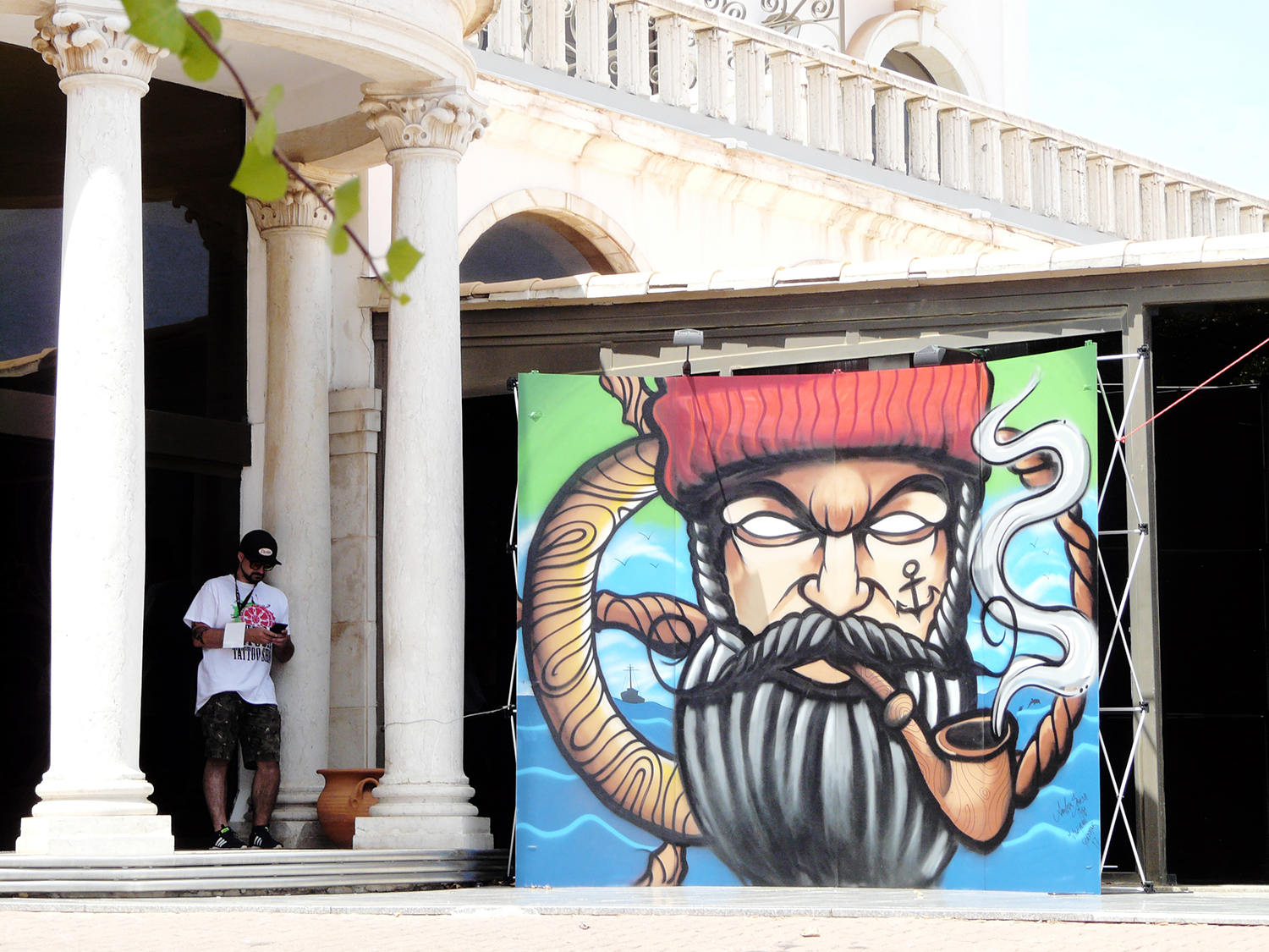 Amilcar Sousa (mike tattoo), graffiti piece outdoors