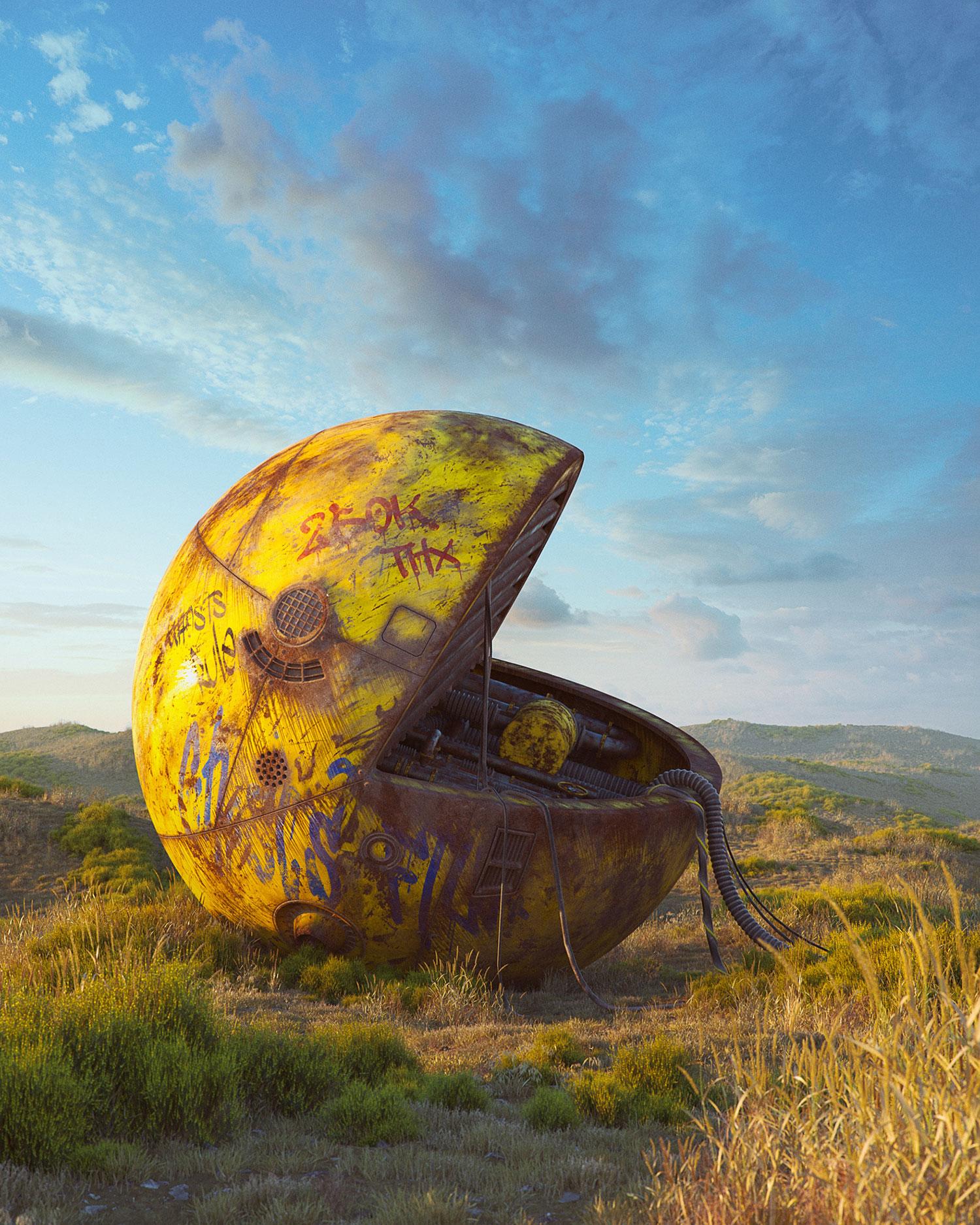 Filip Hodas - Pop culture dystopia, Pac Man