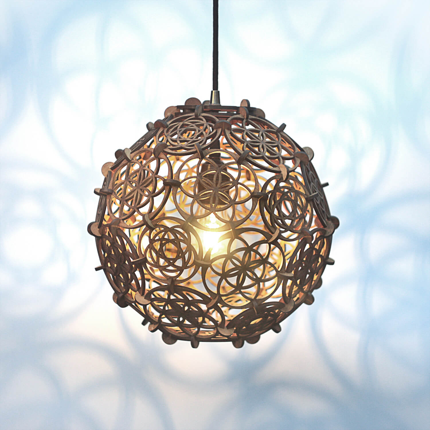 truncated icosahedron lamp