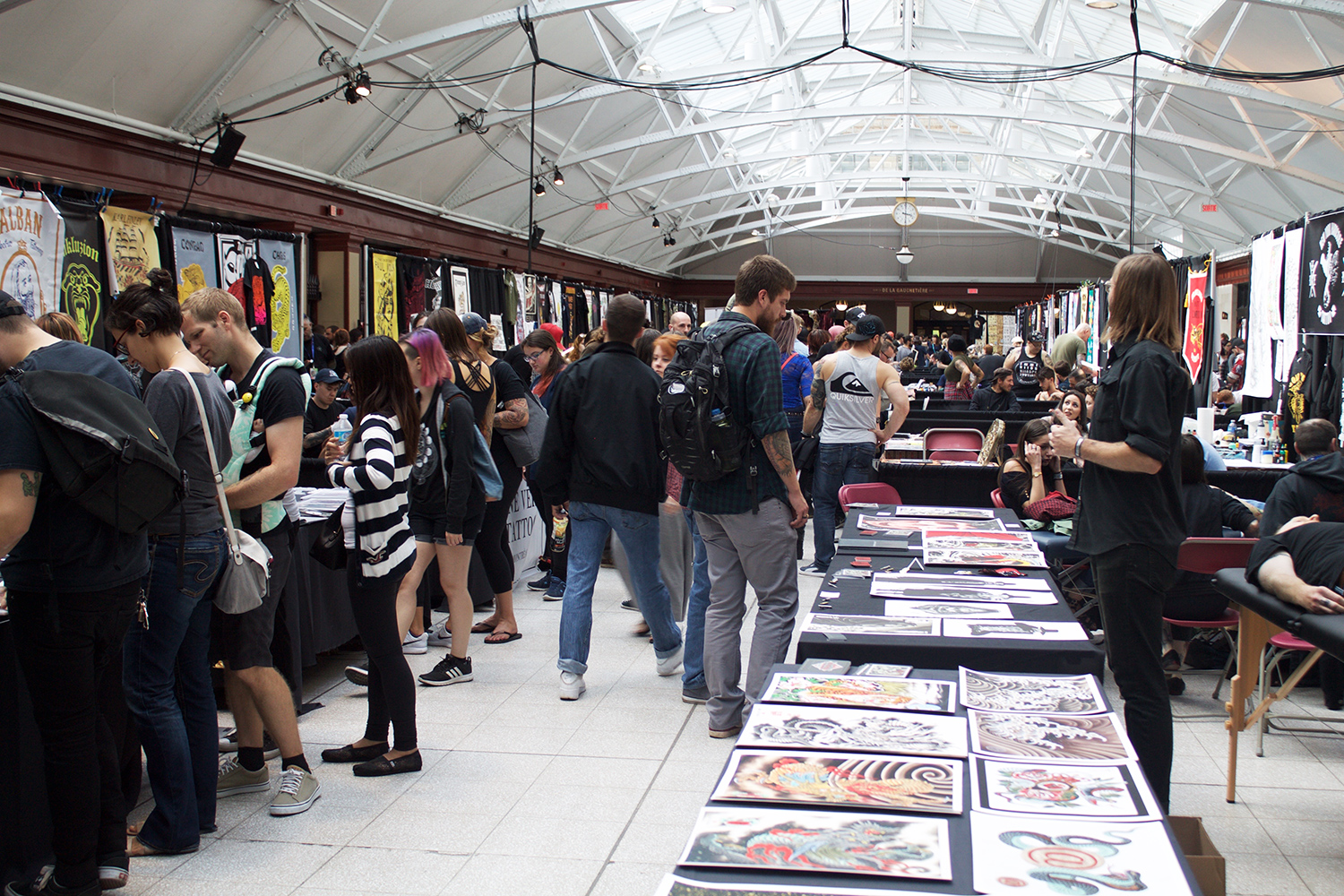 Art Tattoo Montreal Show, booth shot 2