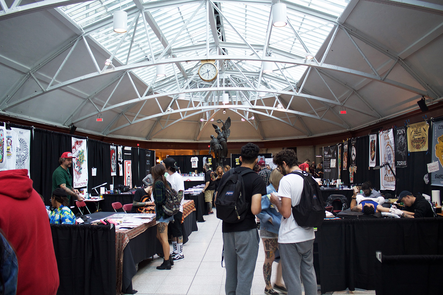 Art Tattoo Montreal Show - center booth shot