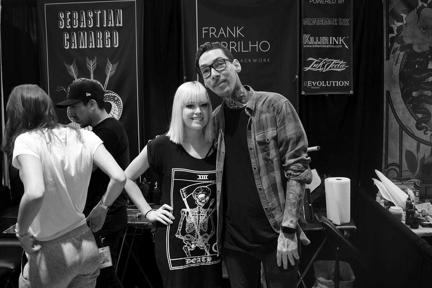 Frank Carrilho, Art Tattoo Montreal Show - Frank Carrilho and Hayley Evans