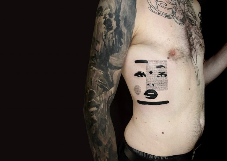 Dark Pop Art Portrait Tattoos by Andrey Volkov Scene360