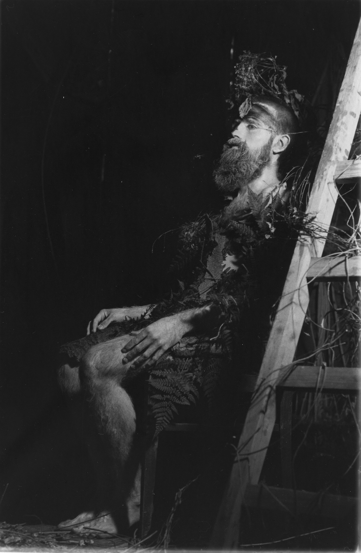 Krist Mort - man by ladder