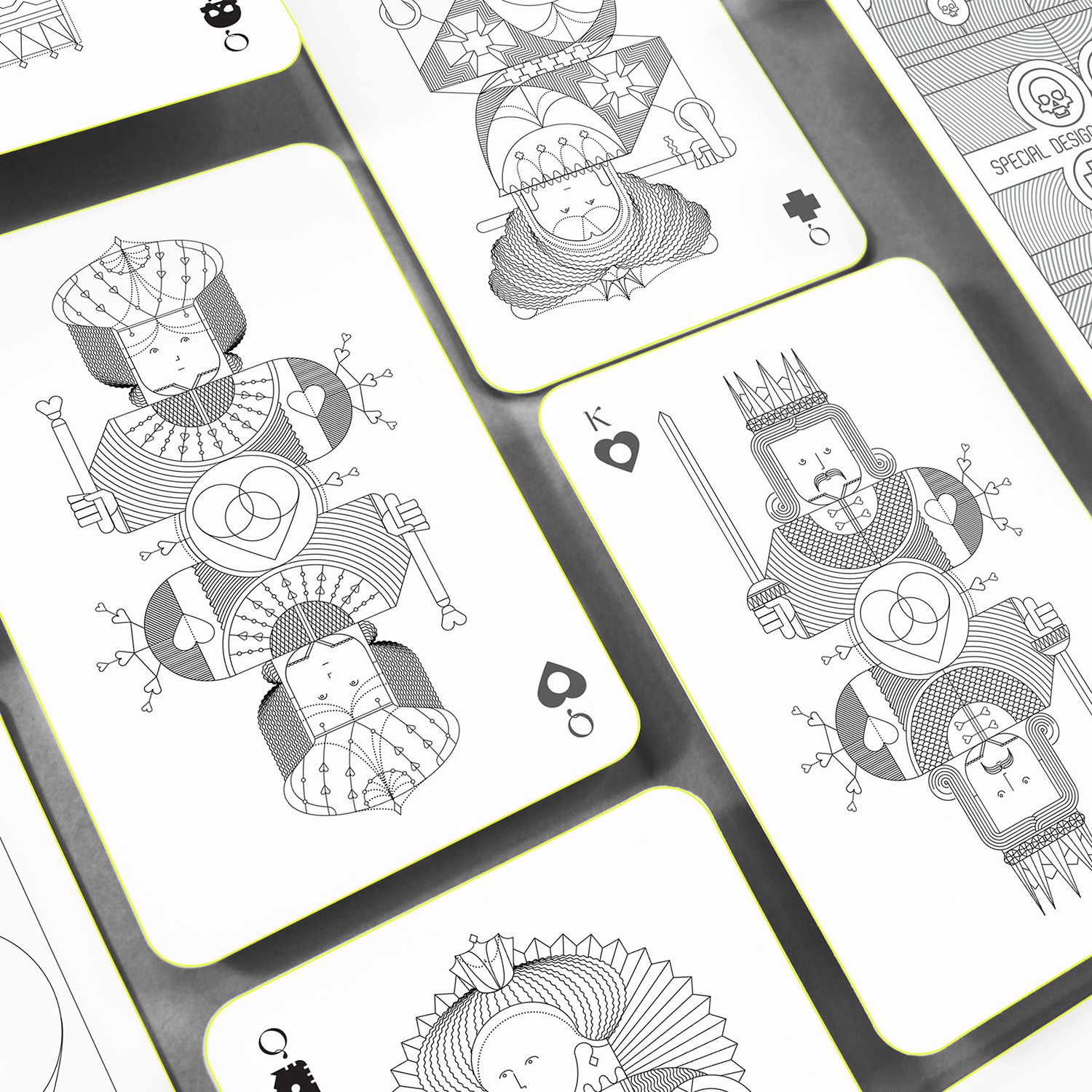Whimsical Playing Cards by Oksal Yesilok
