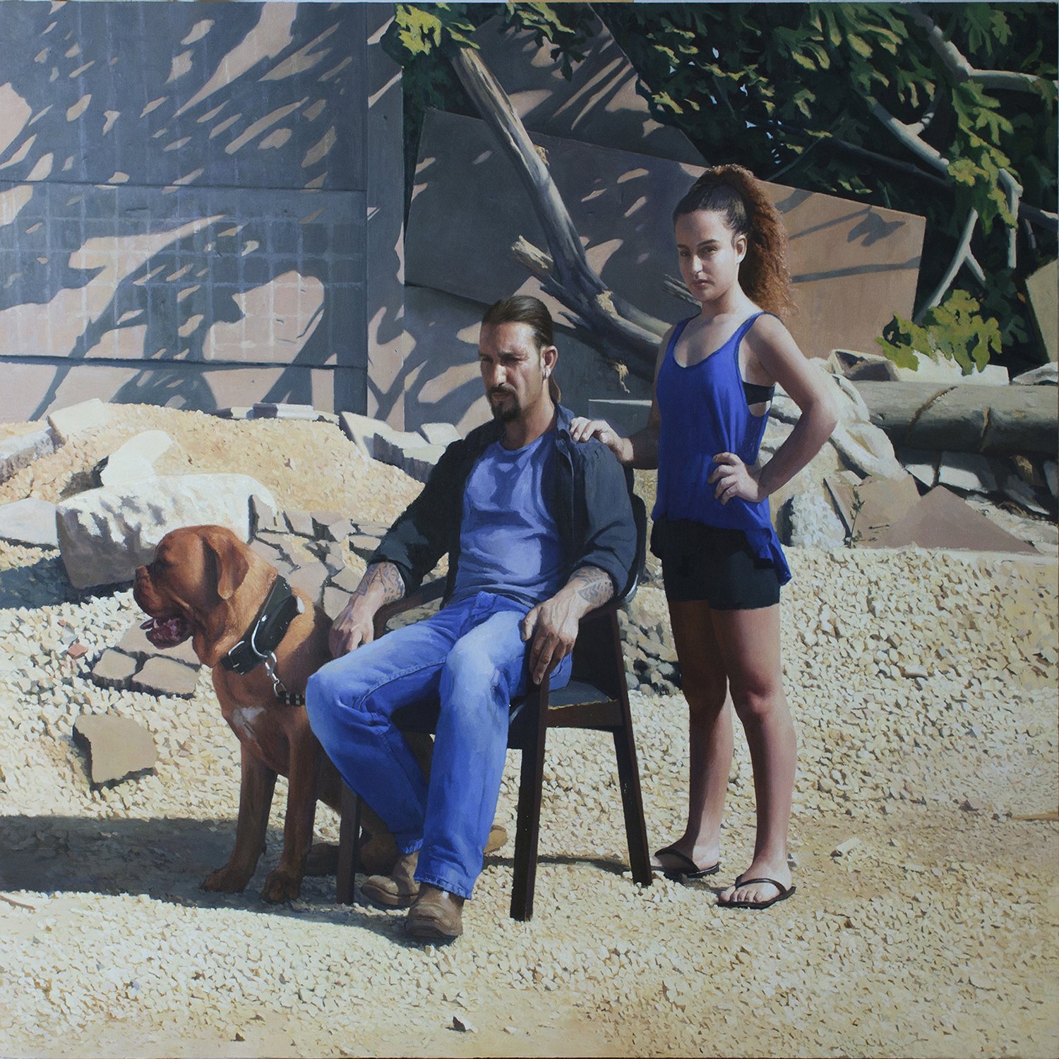 "Annabelle and Guy" Painting by Matan Ben Cnaan