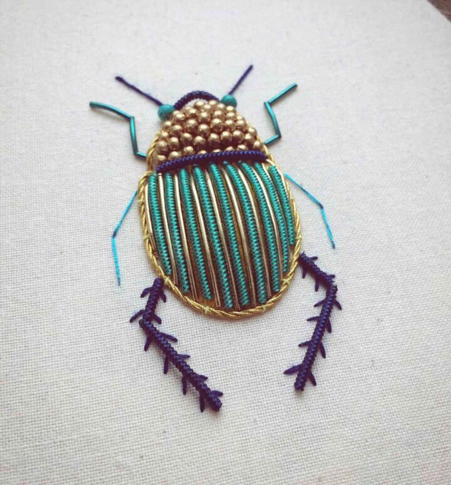Embroidery by Humayrah Bint Altaf 