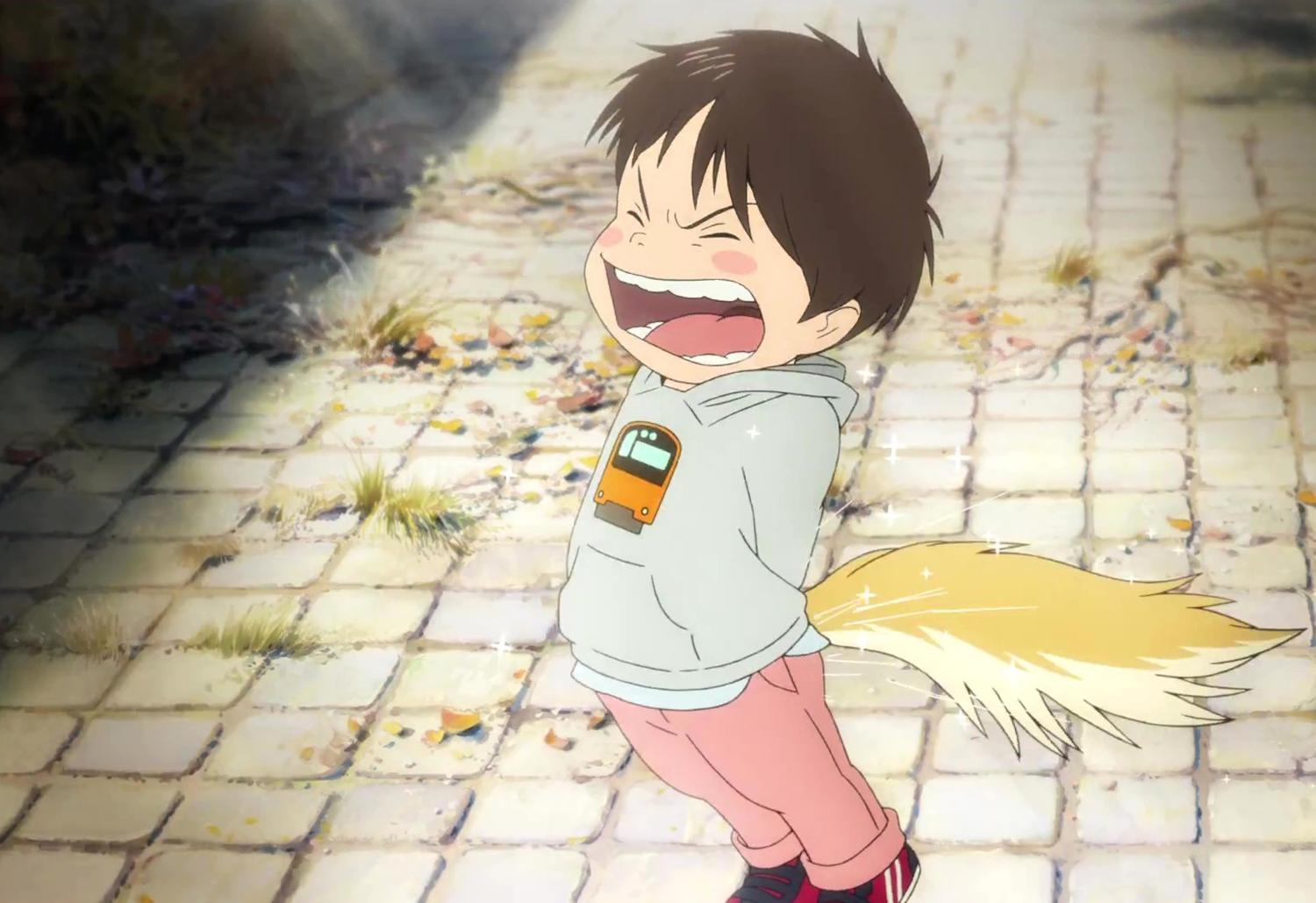 fox tail, kid in Mirai no Mirai