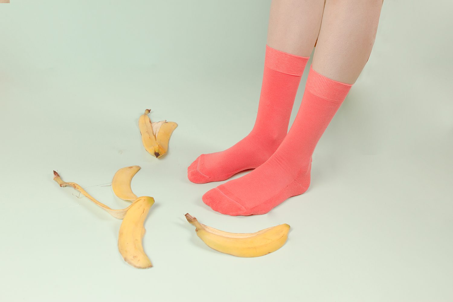 banana and socks