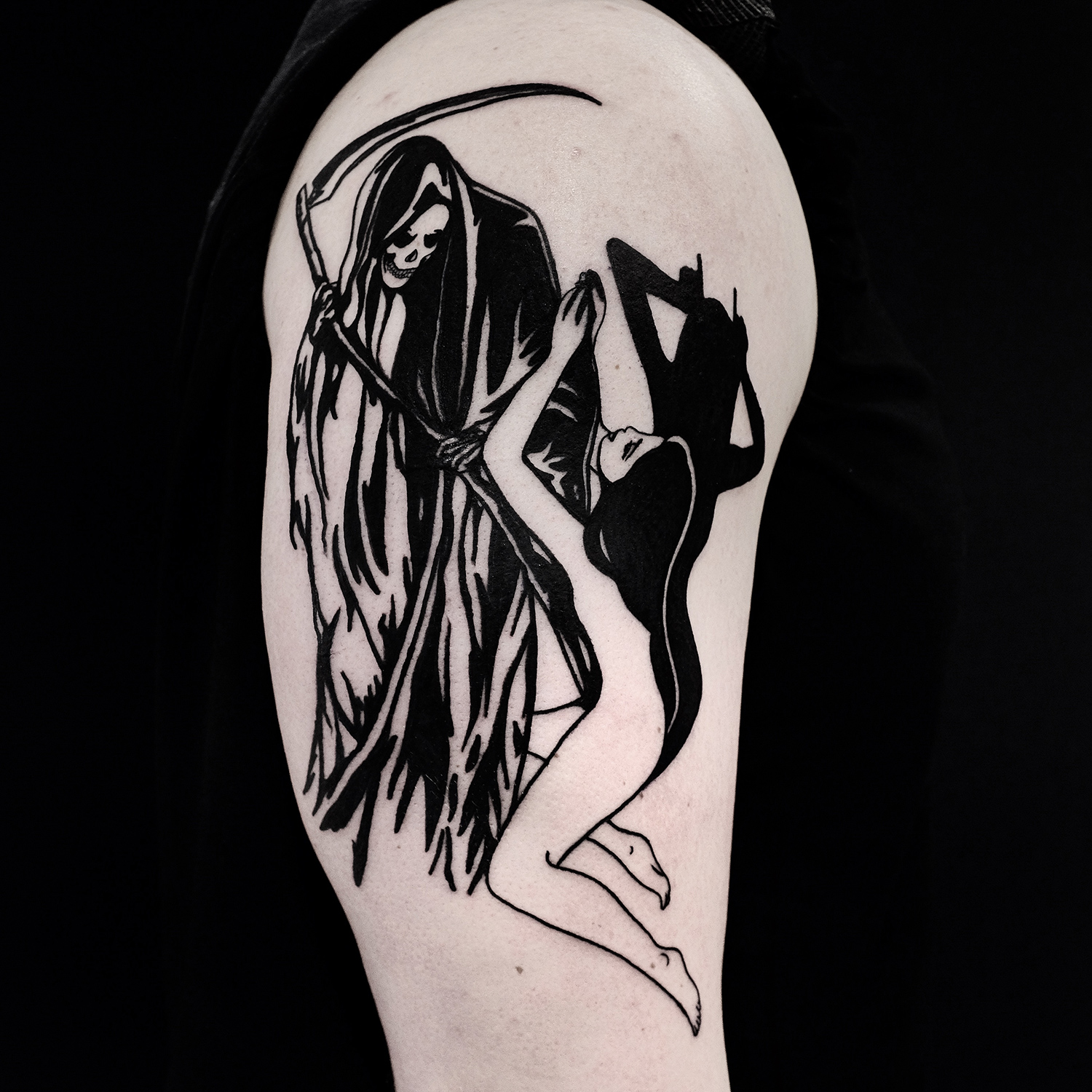 The Wolf Rosario, Rosario Sortino - death tattoo