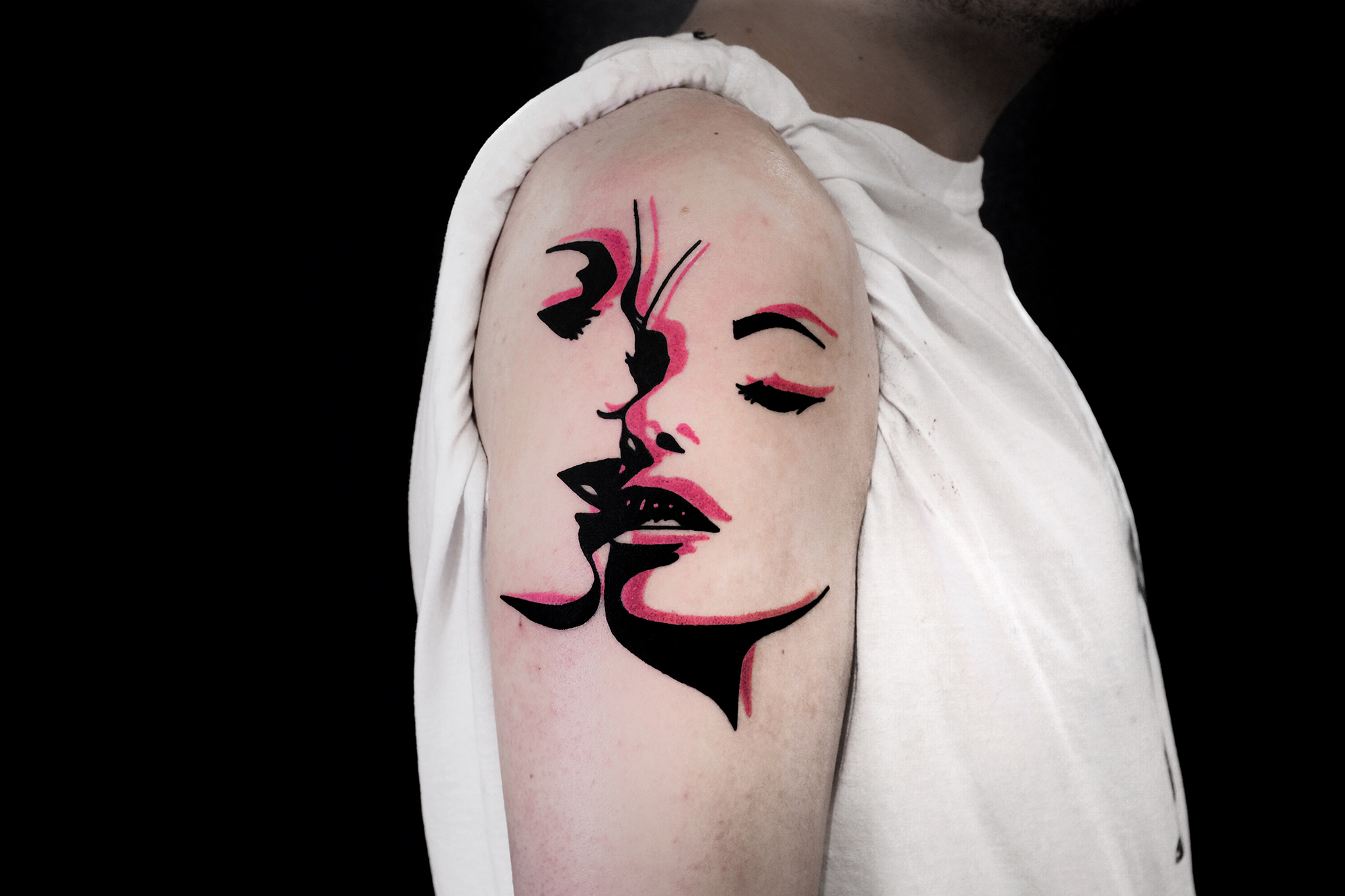The Wolf Rosario, Rosario Sortino - faces tattoo