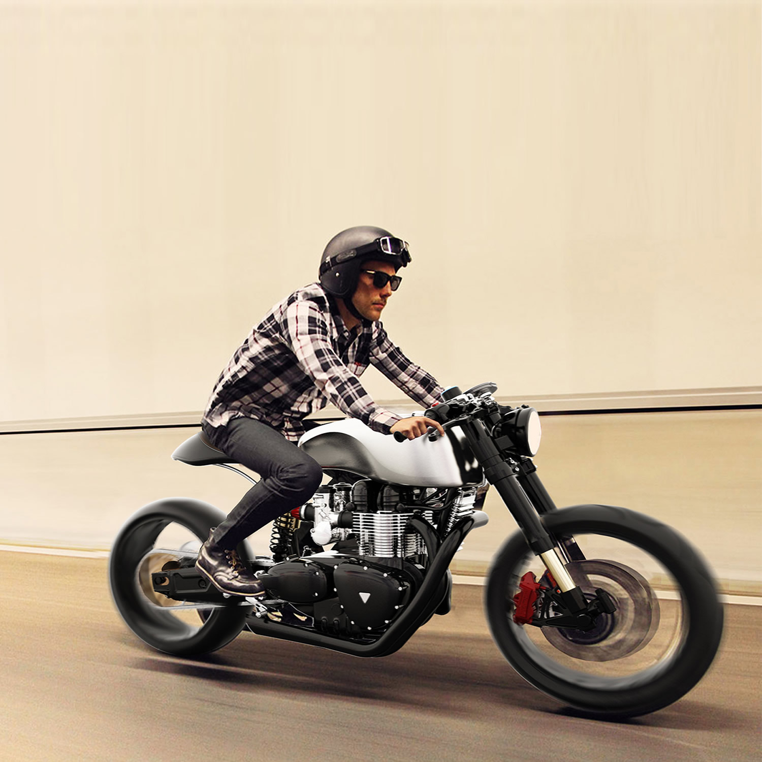 Black Shadow H-E Concept Hydrogen-Electric Hybrid Motorcycle by Mark Norton Menéndez