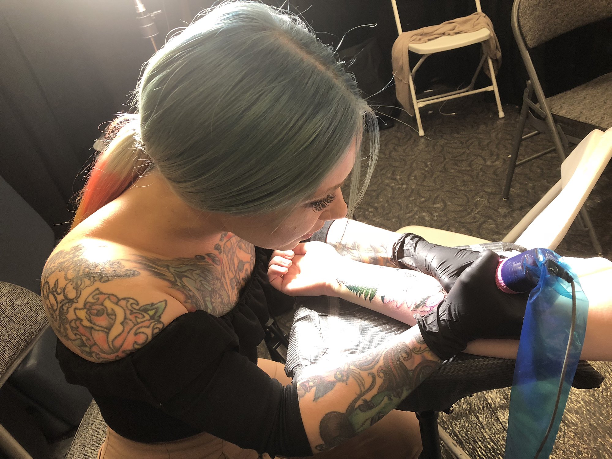 Megan Massacre at Van Isle Tattoo Expo