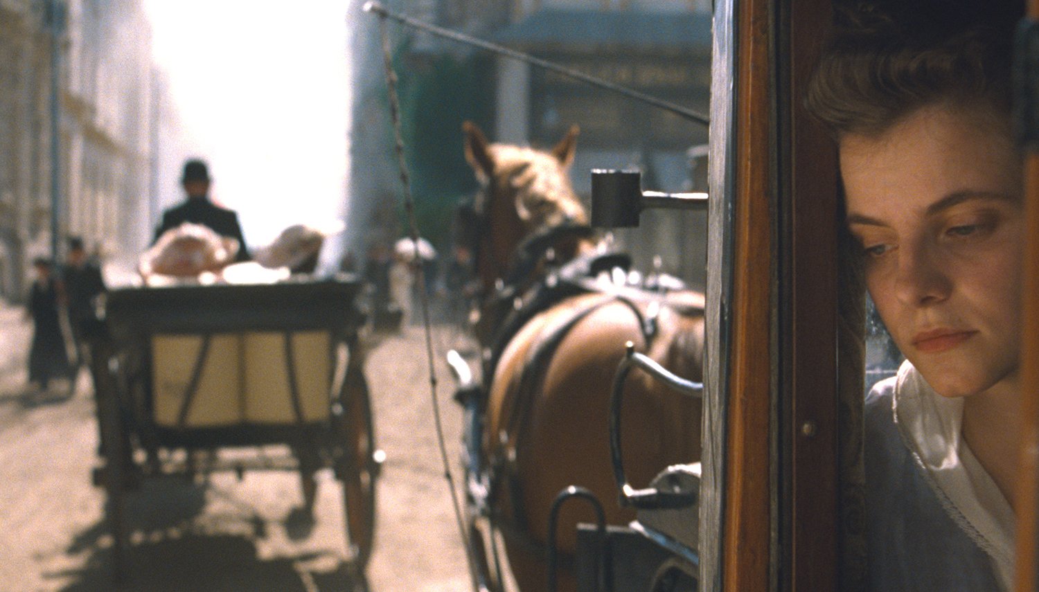 carriage and horses, Sunset movie