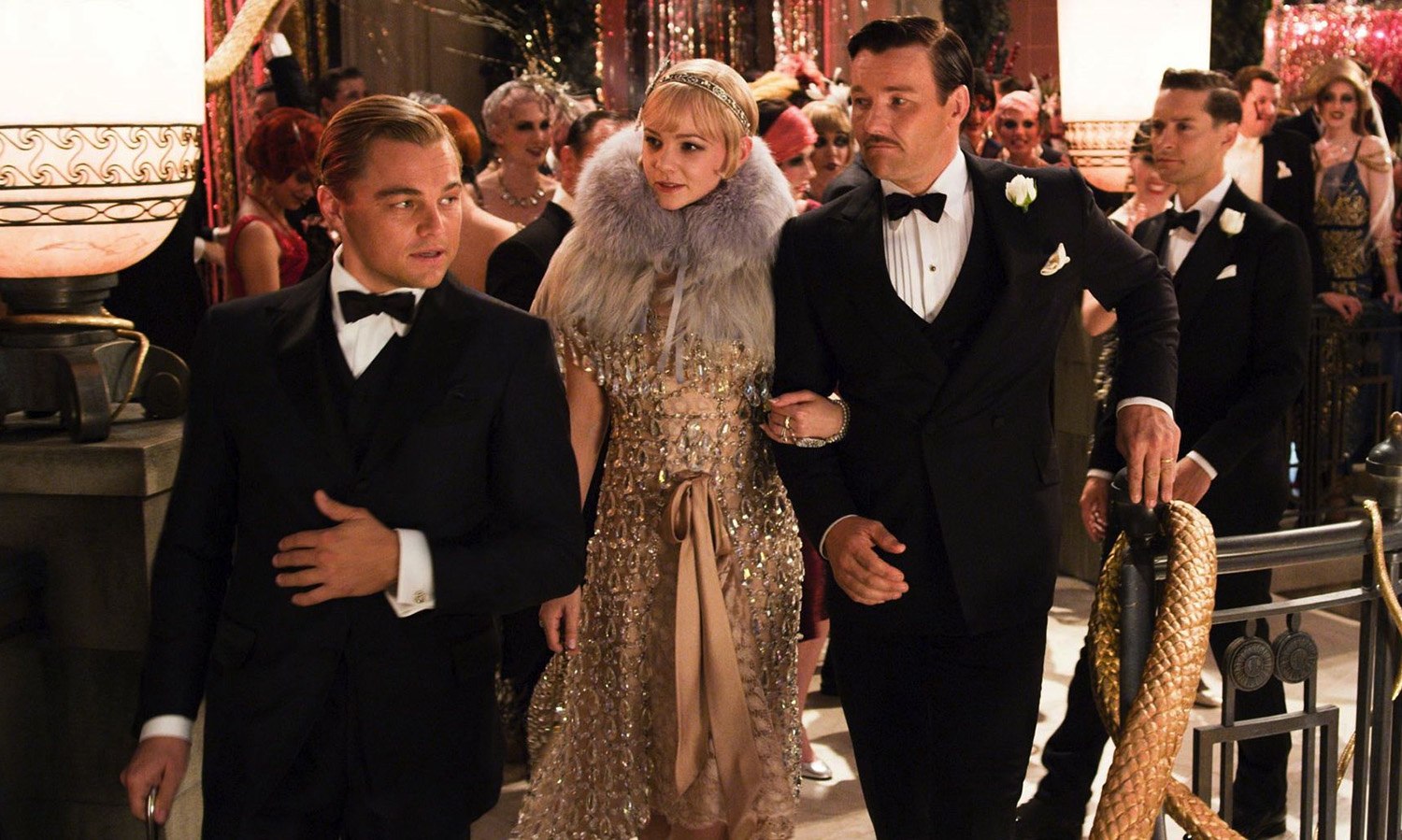 at the party, costume design the great gatsby