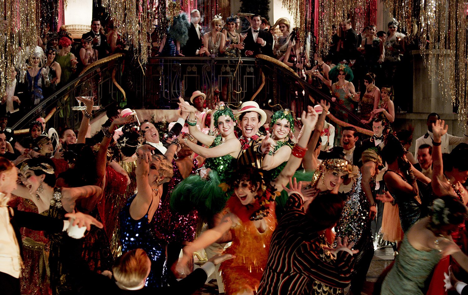 costume design great gatsby, dancing, party