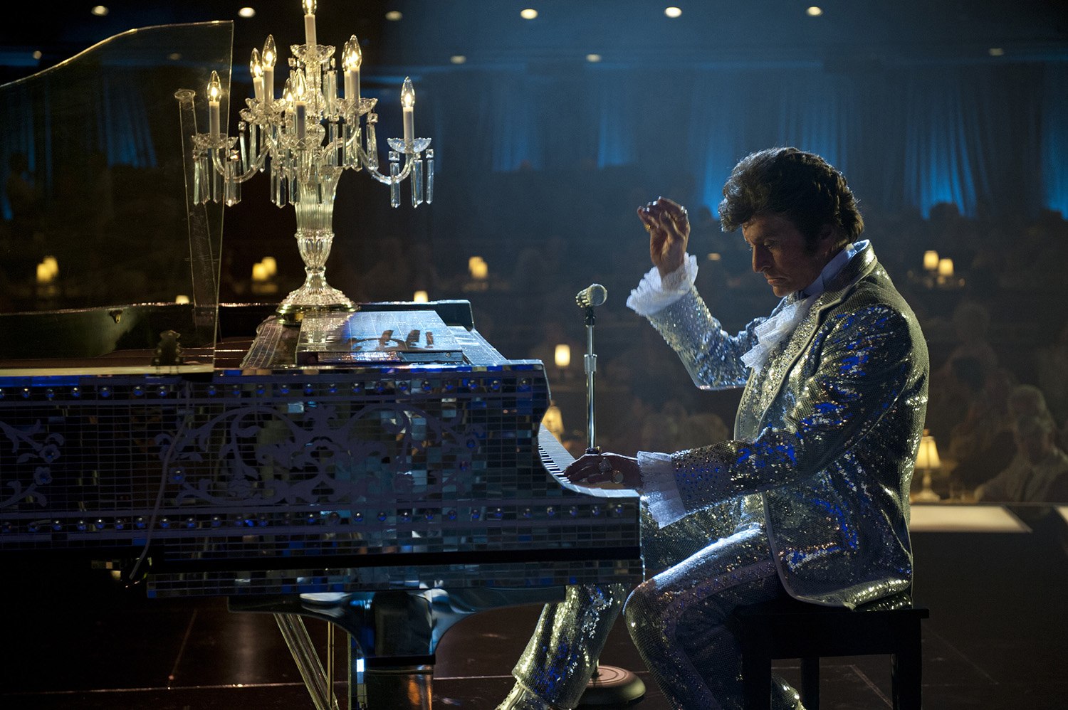piano scene in Behind the Candelabra