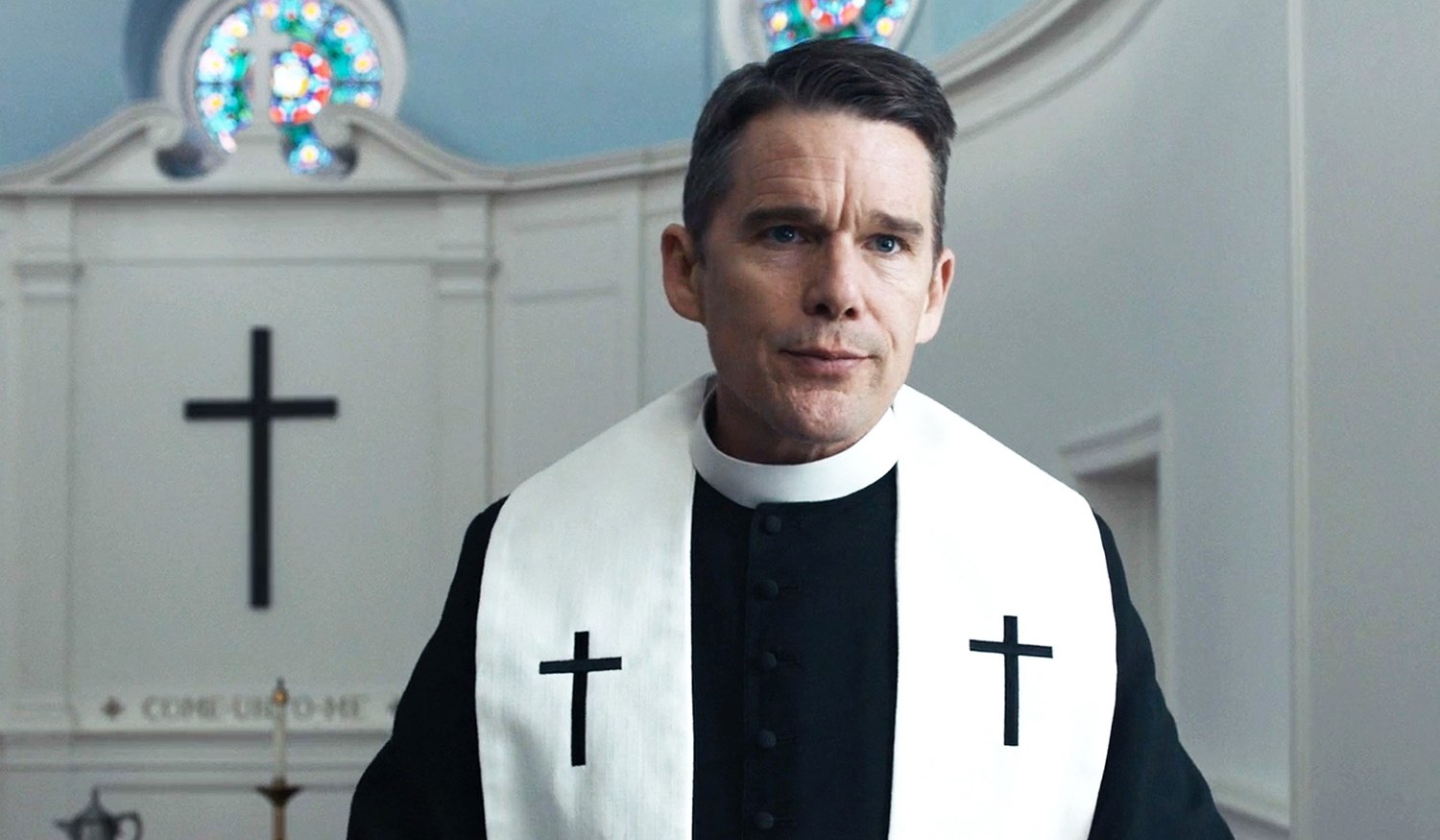 ethan hawke as priest in First Reformed